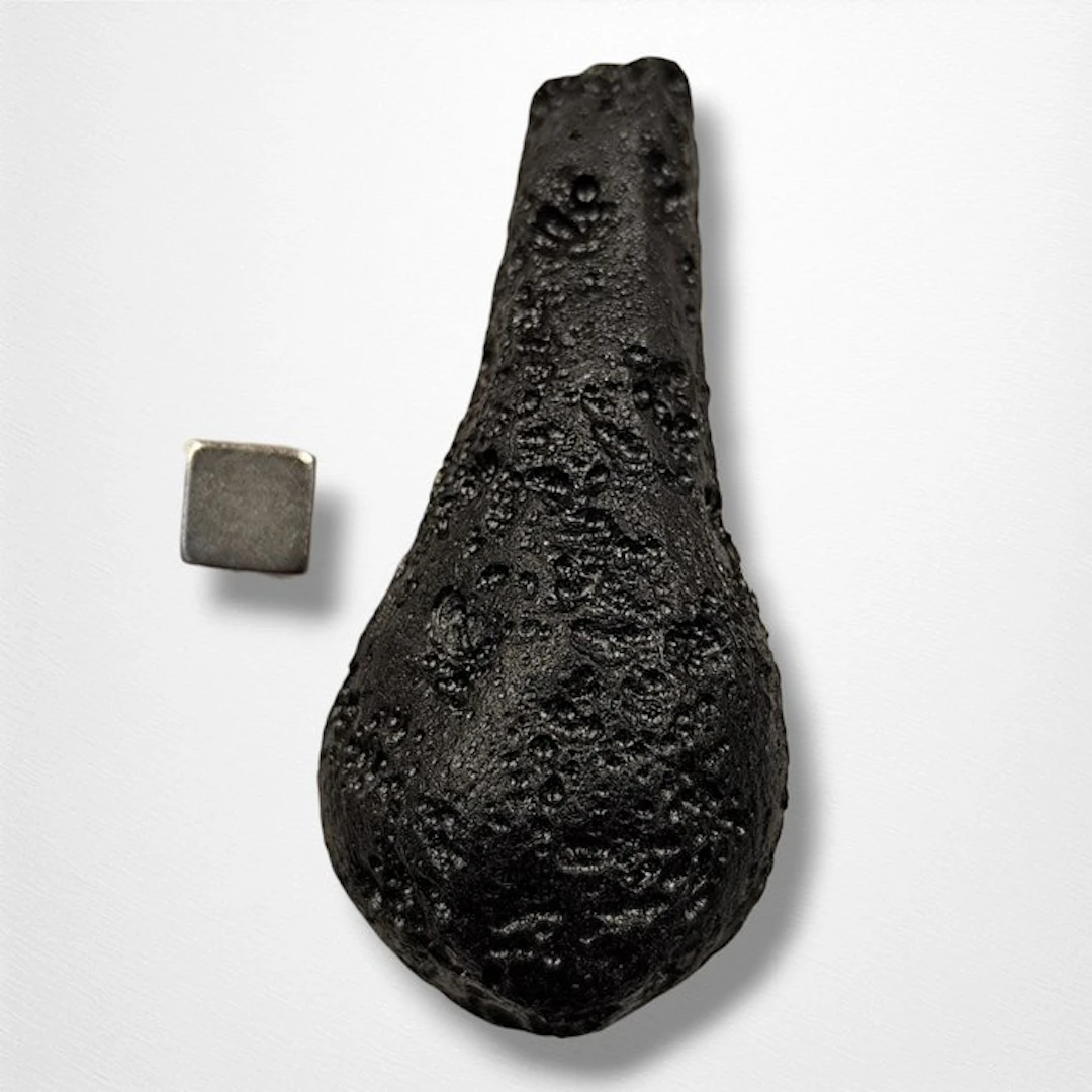 XL Drop shape TEKTITE -impact of METEORITE- China