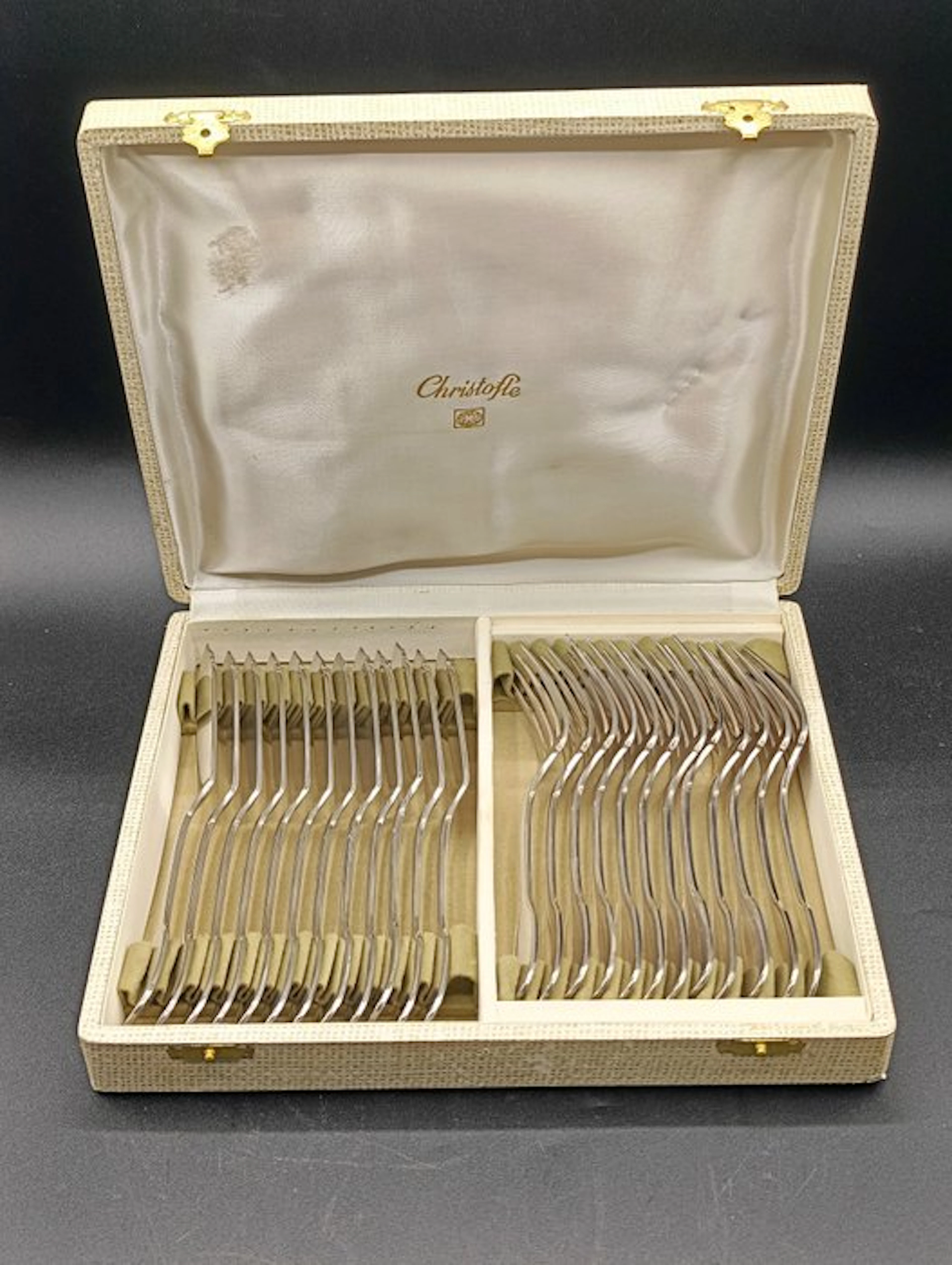 Christofle - No Reserve - Fish cutlery set for 12...