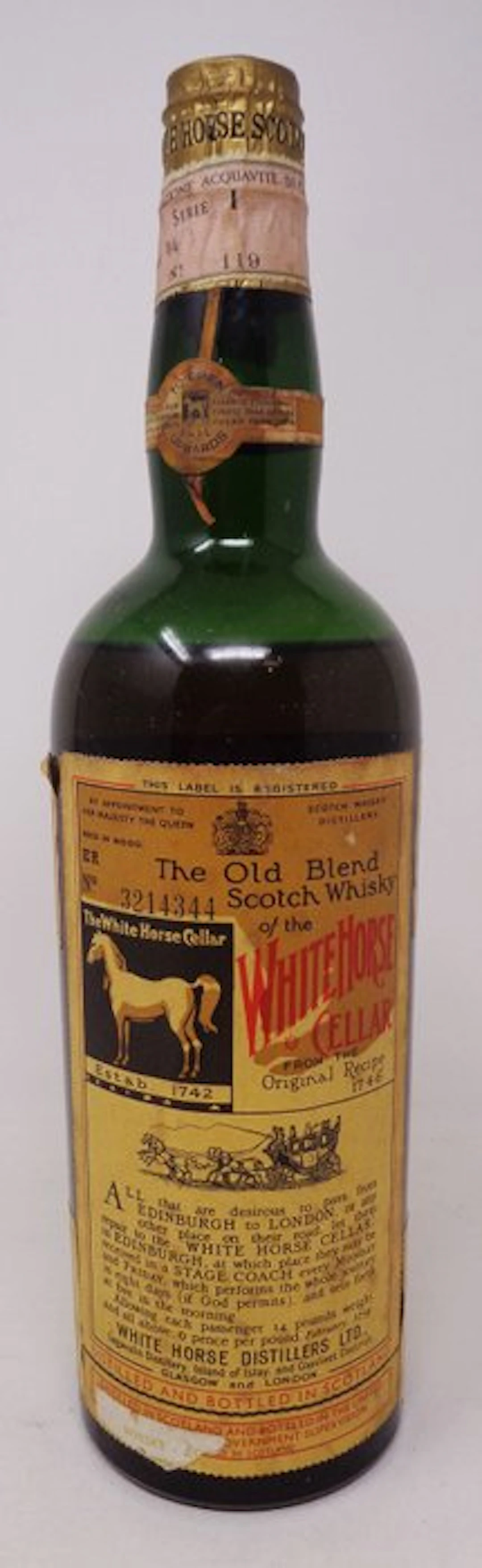 White Horse Cellar - Spring Cap - b. 1958 - 75cl