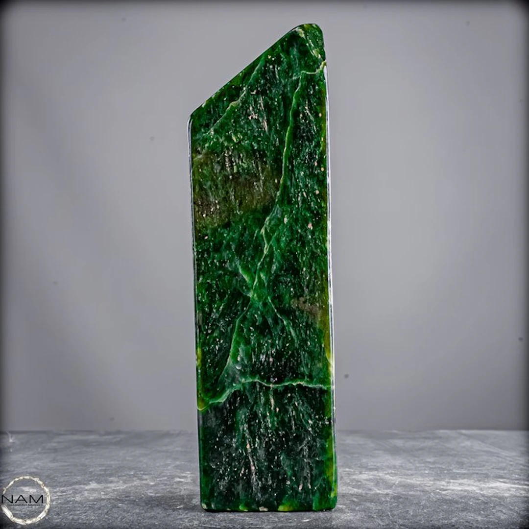 Natural high-quality nephrite jade. Freeform- 1087.16 g