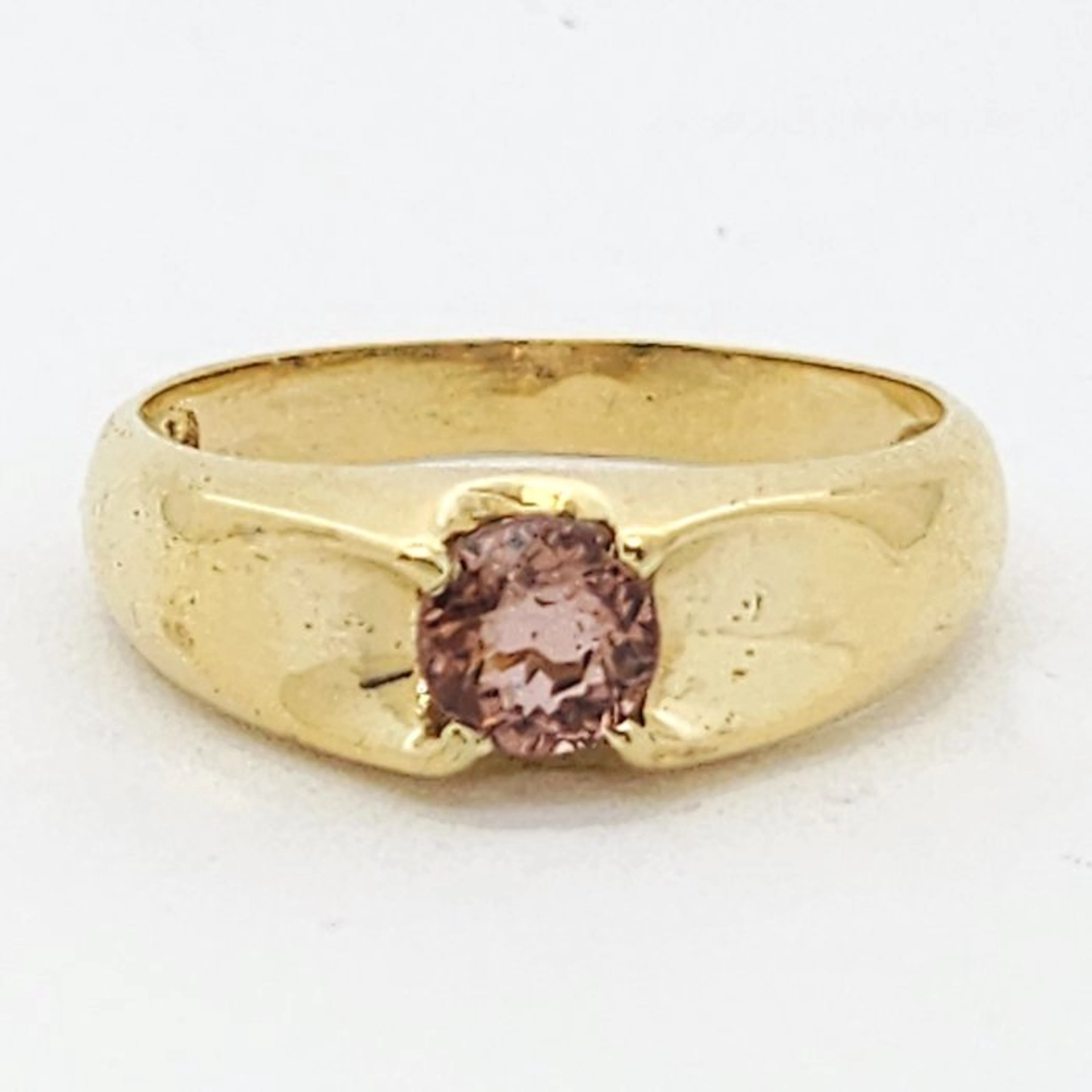 Ring - 18 kt. Yellow gold - 0.60ct. tw. Tourmaline