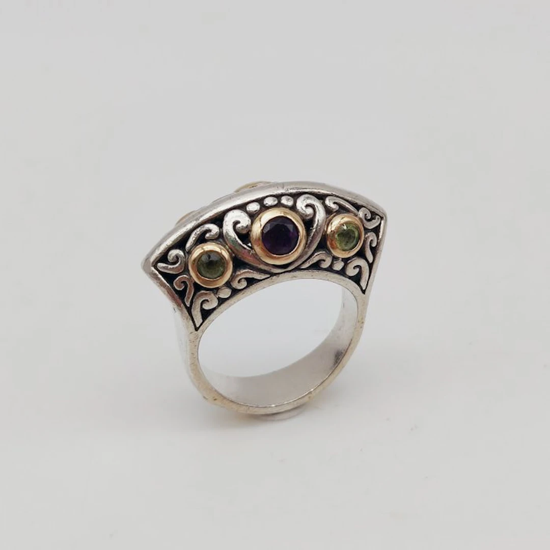 No reserve price - Ring - 14 kt