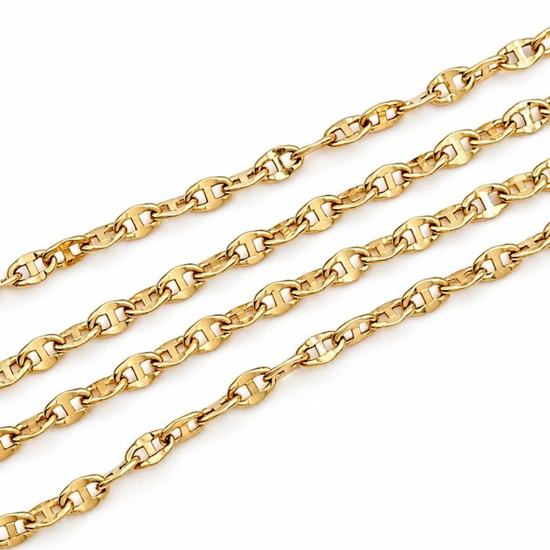 No reserve price - Necklace - 18 kt. Yellow gold - Made in Italy - Handmade