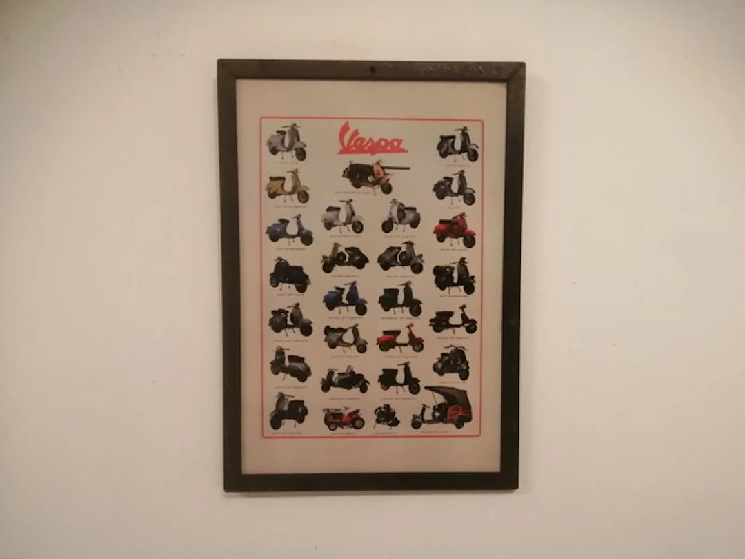 Piaggio - Vespa advertising sign - Advertising sign - 1965 - Metal