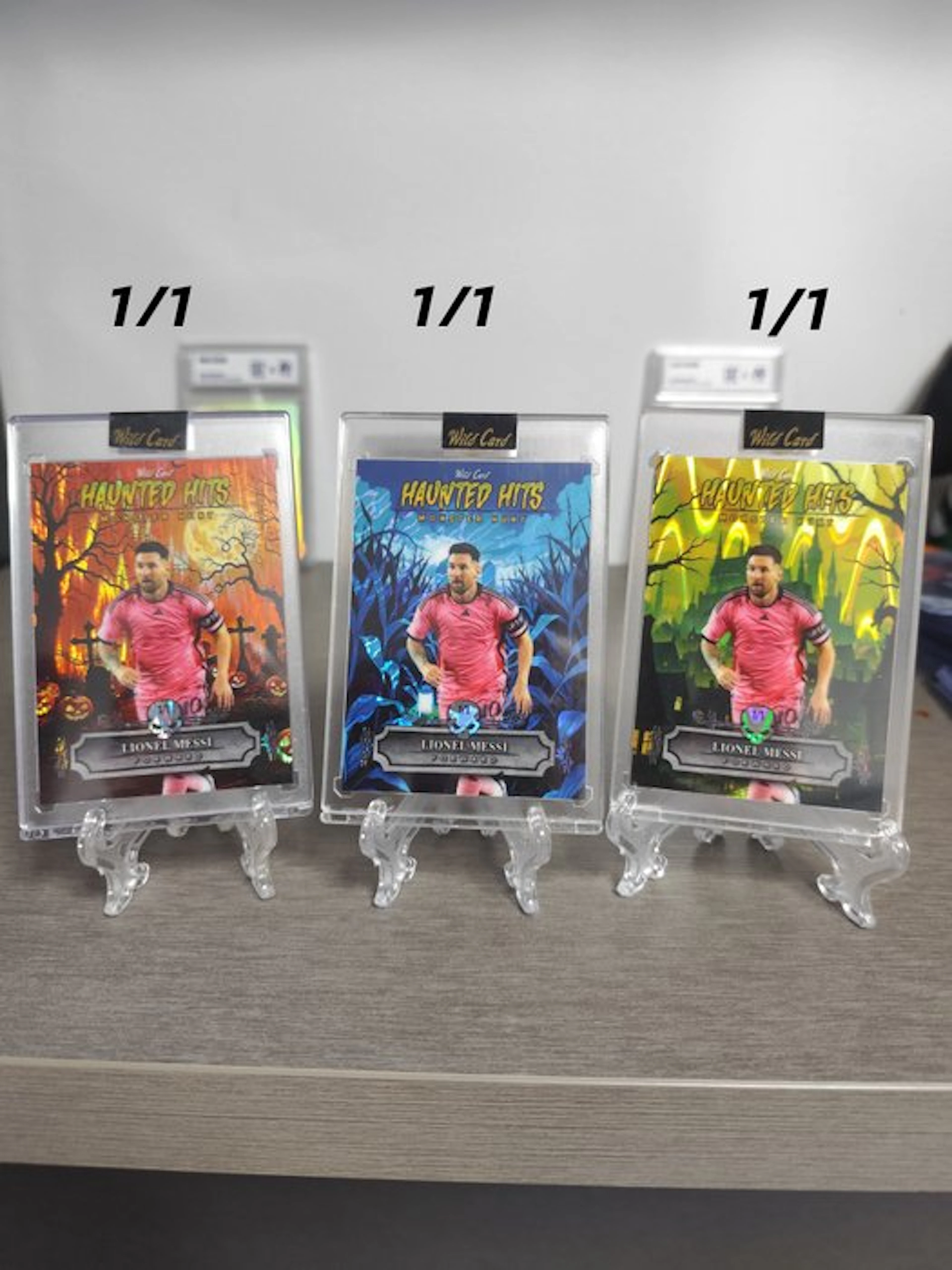 Wild Haunted Hits Lionel Messi One of one - 3 Card - Mint (M)