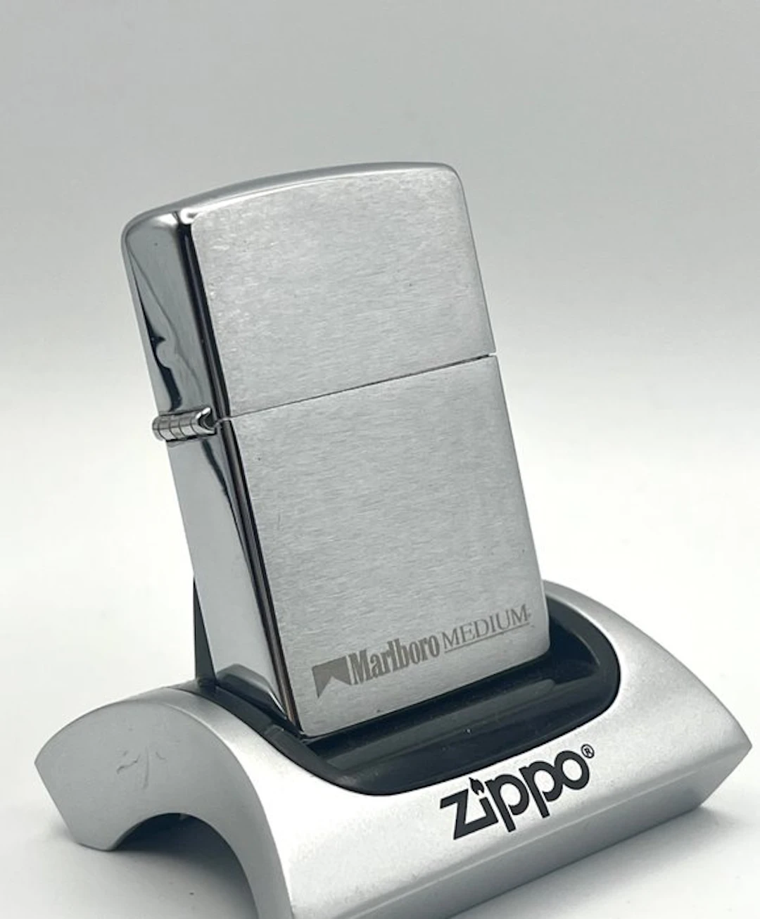 Zippo - Marlboro Medium Cowboy Spur - Brushed Chrome...