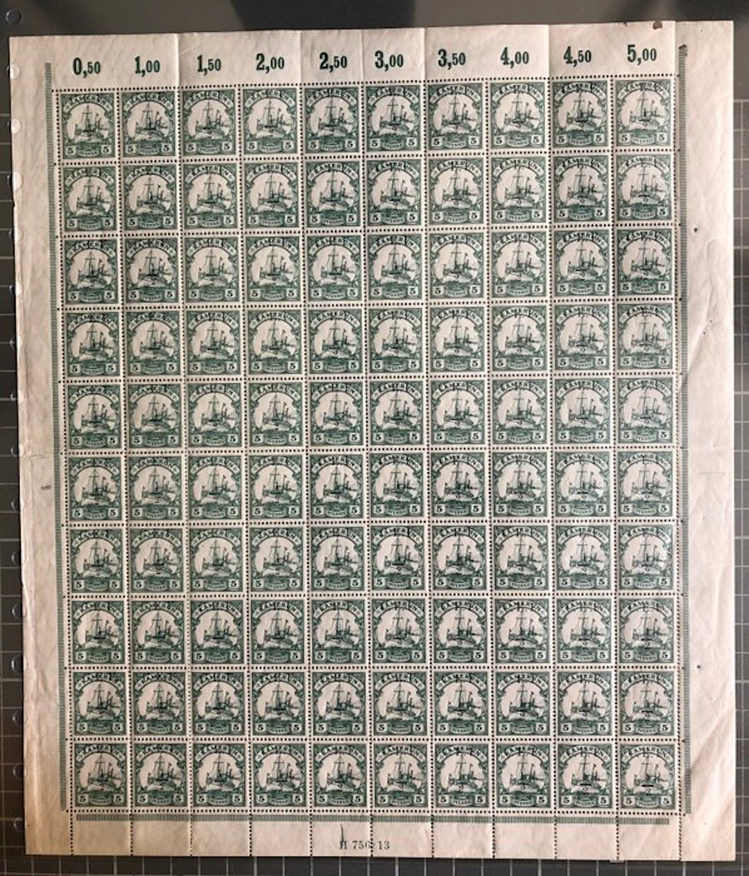German Colonies - Cameroon 1915 - British occupation
