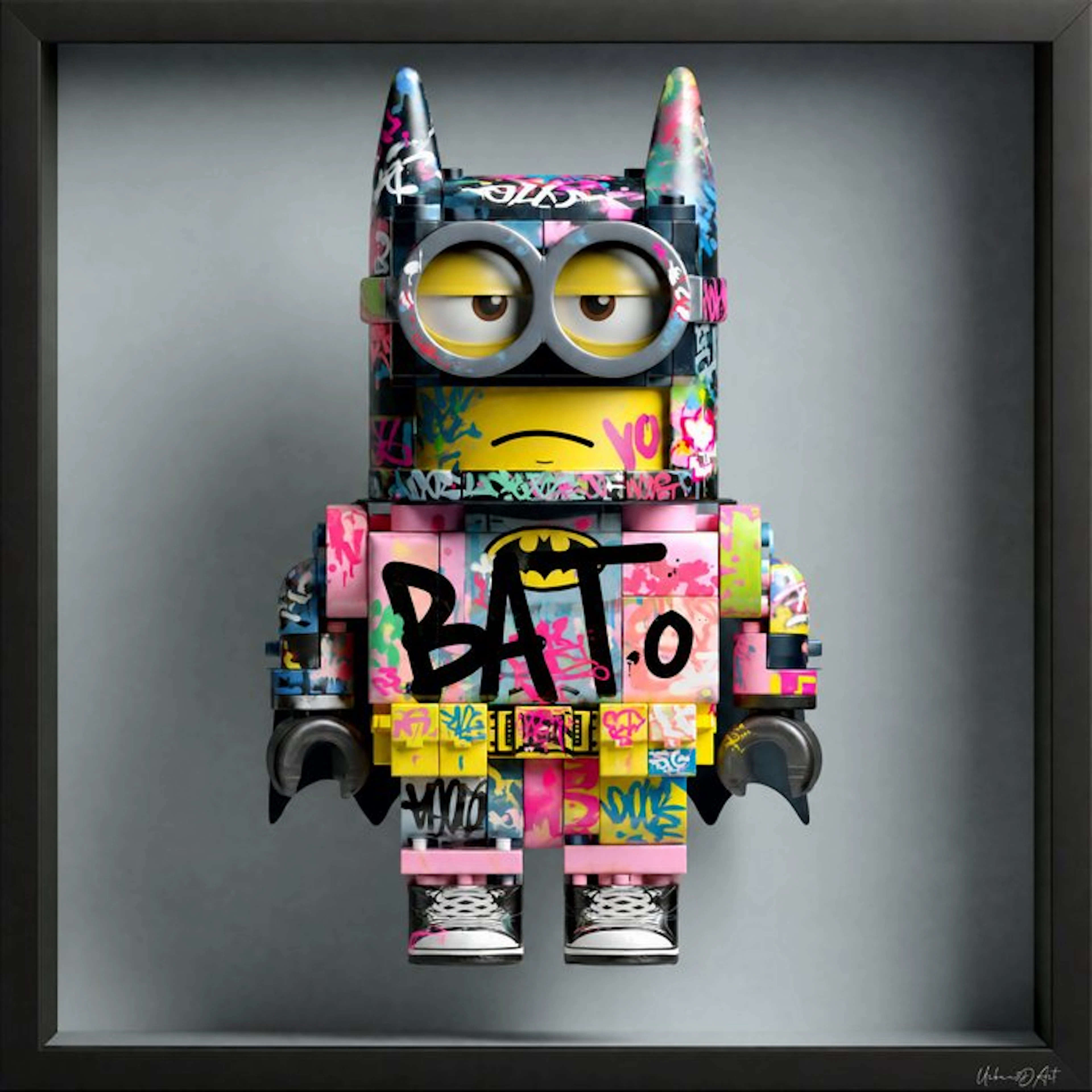 Urban3DArt (1971) - Minion Batman New serie Limited Edition Art numérique Mixte