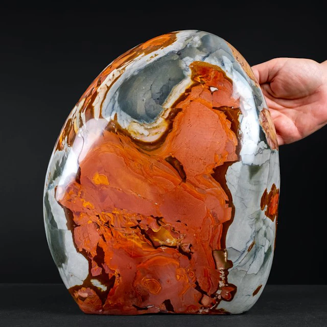 Natural Very Artistic Polychrome Jasper Freeform- 9606.39 g
