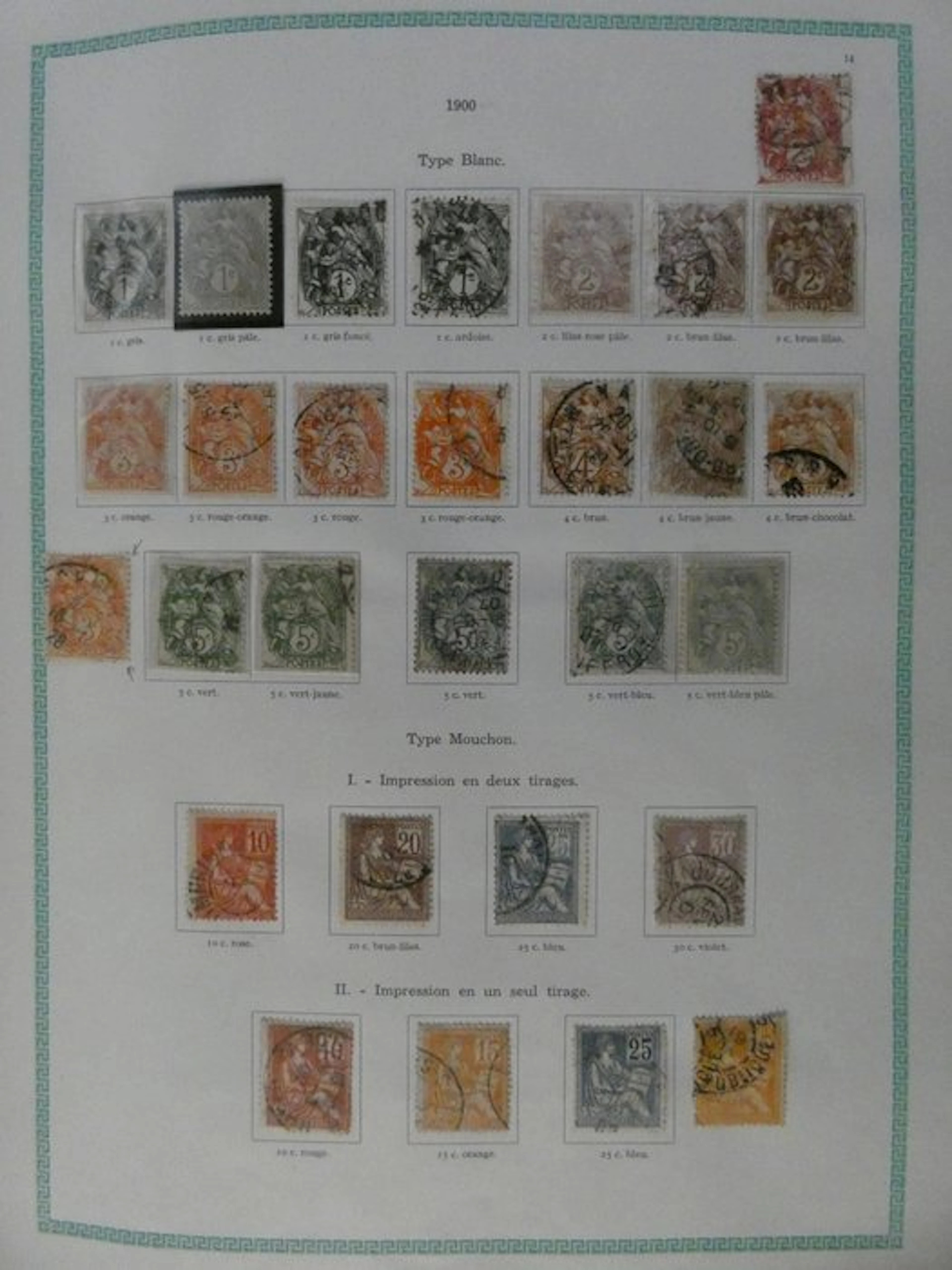 France 1900/2000 - Obliterated collection between 1900...