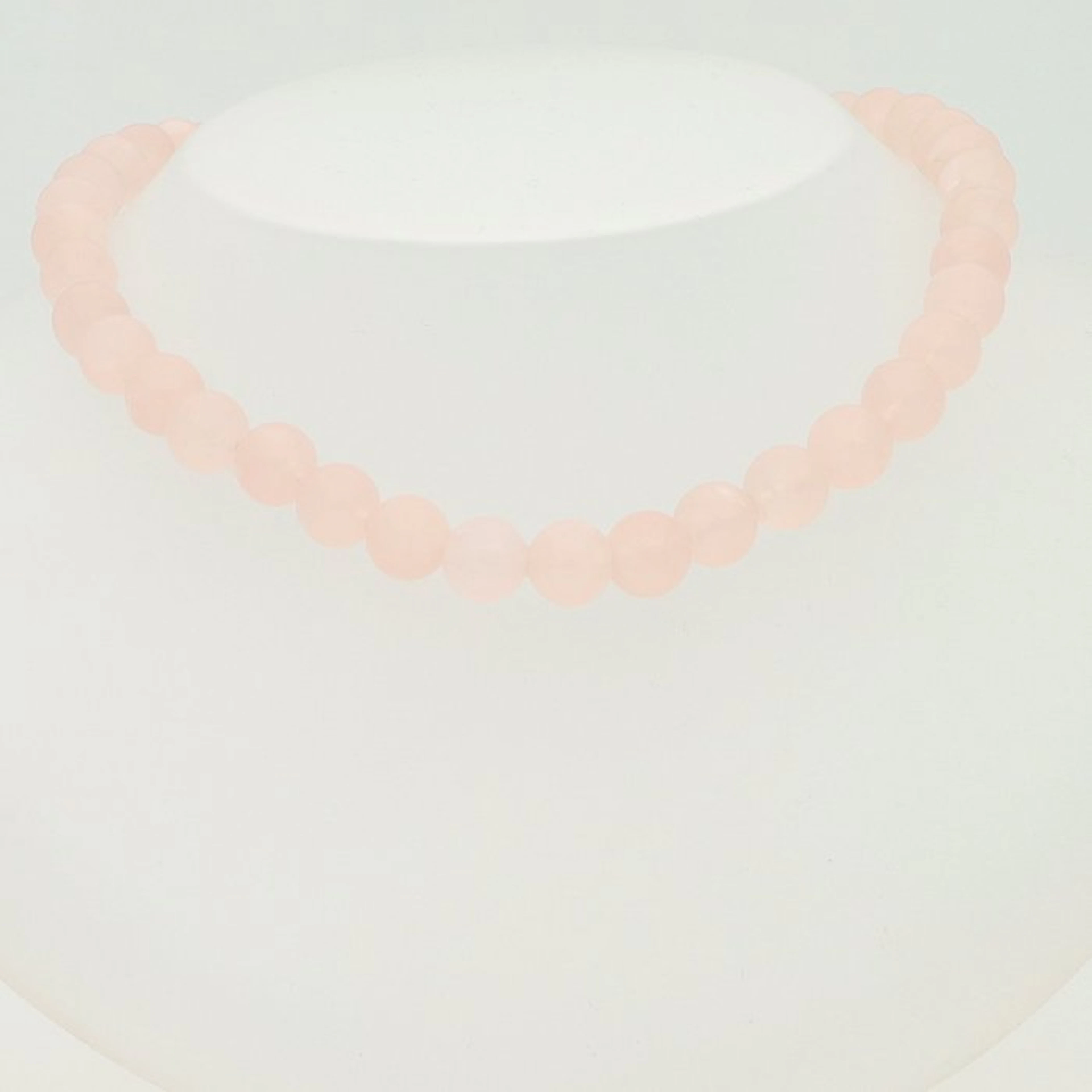 No reserve price - Chain - 14 kt. Yellow gold - Rose quartz