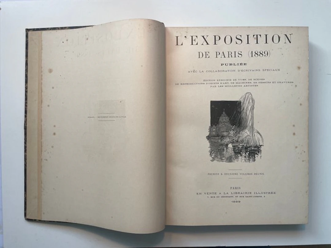 Meerdere - L'Exposition de Paris 1889 1er, 2e, 3e et 4e volumes - 1889