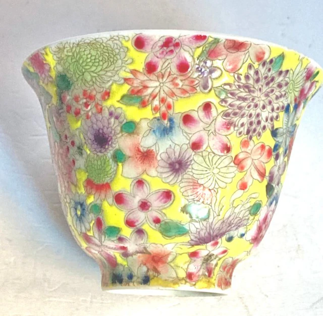 Libation bowl/libation cup (2) - Porcelain - 19th-20th Century