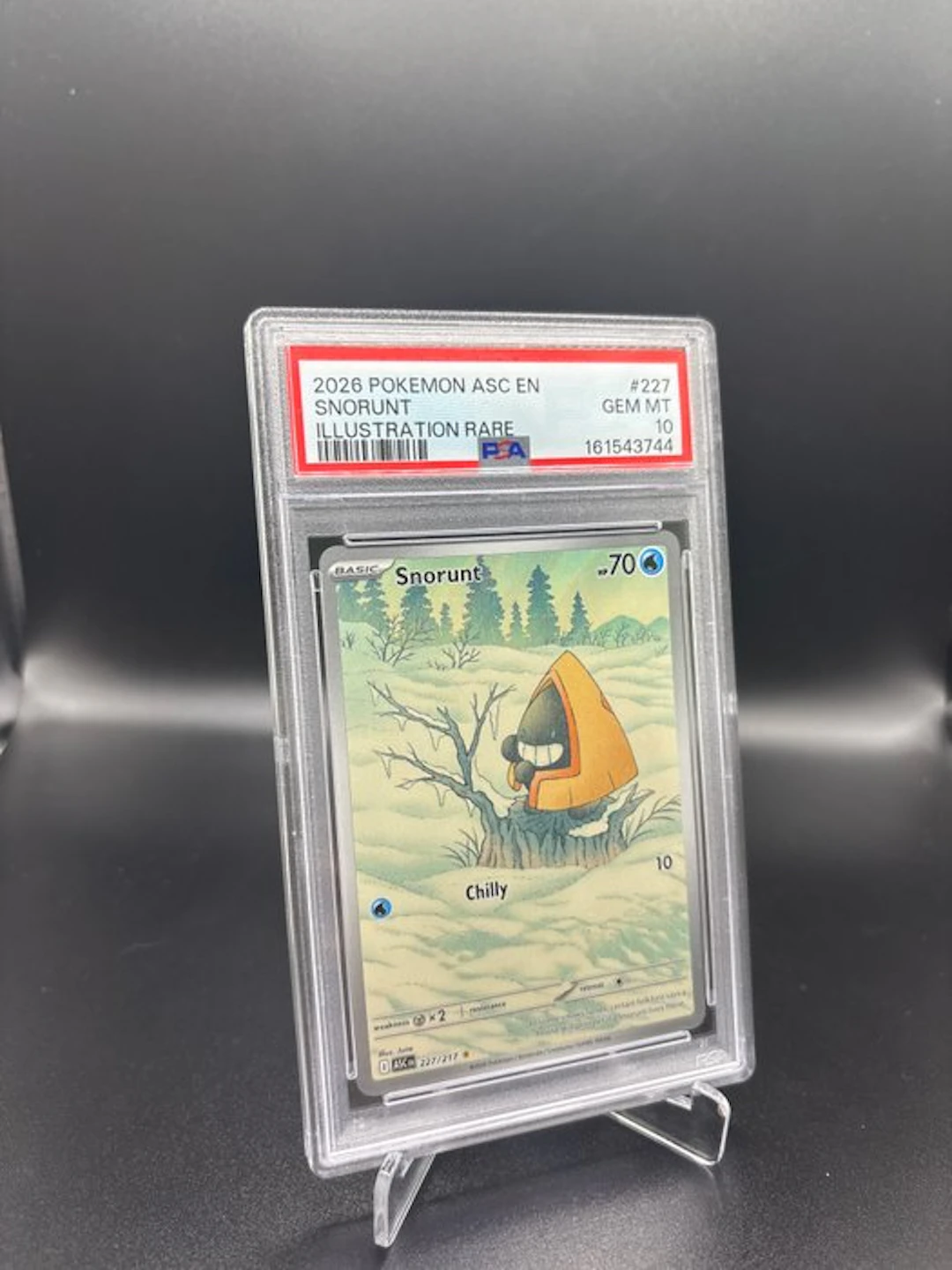 Pokémon - 1 Graded card - Snorunt #227 Ascended Heroes - PSA 10
