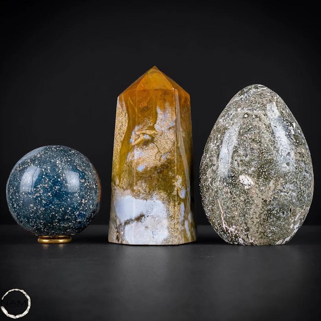 Ocean Jasper Set – Sphere