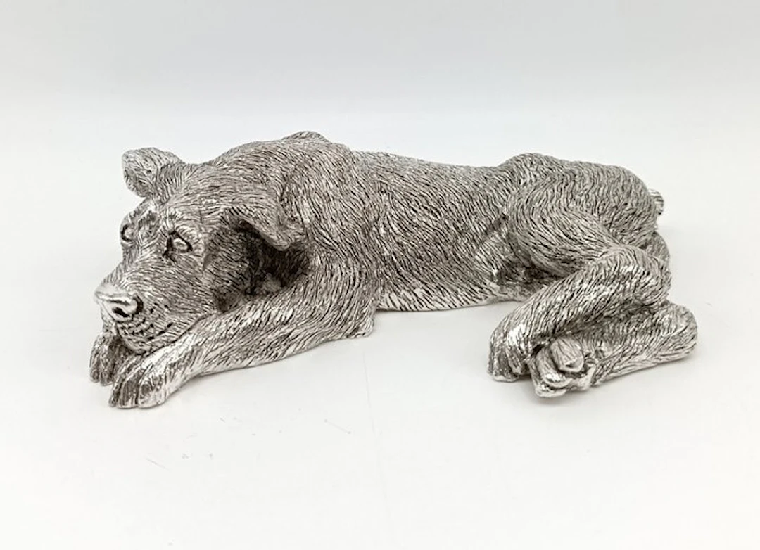 Figure - Cane - silver-plated