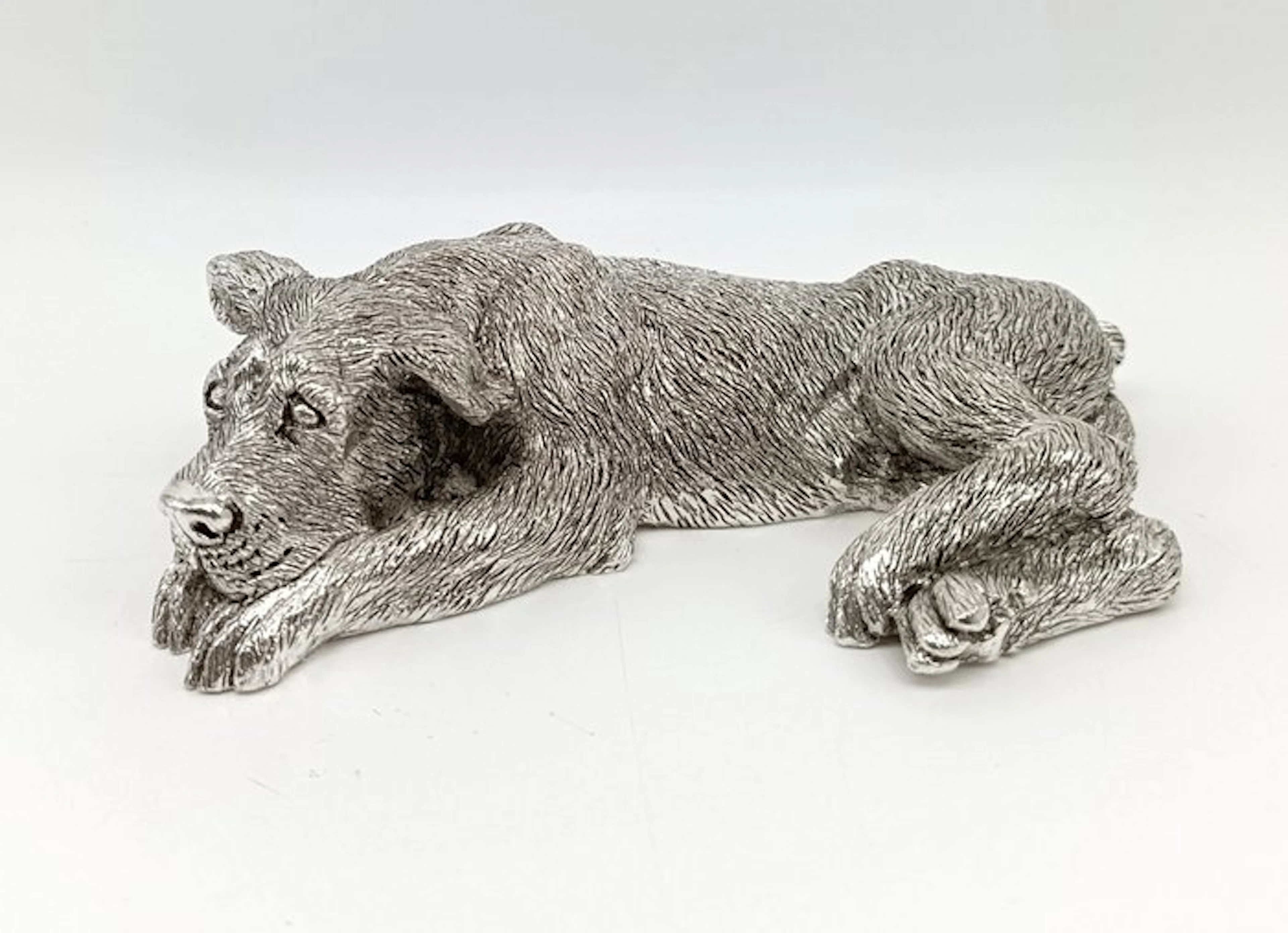 Figure - Cane - silver-plated