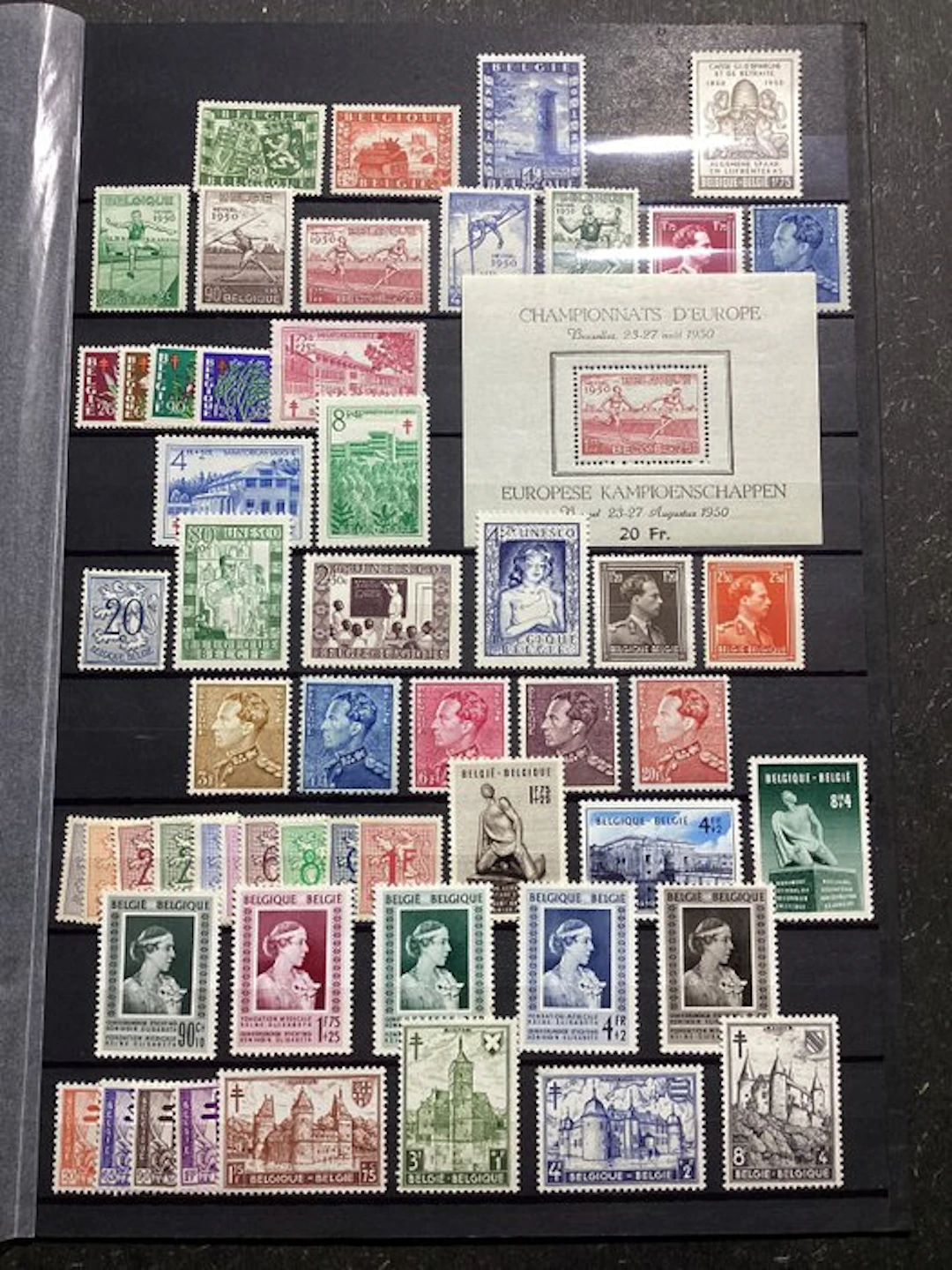 Belgium 1950/1951 - Complete year sets 1950-1951 MNH