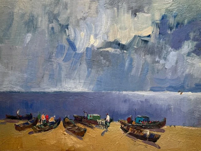 Ivan Lavsky (1919-1977), attributed to - Before the storm