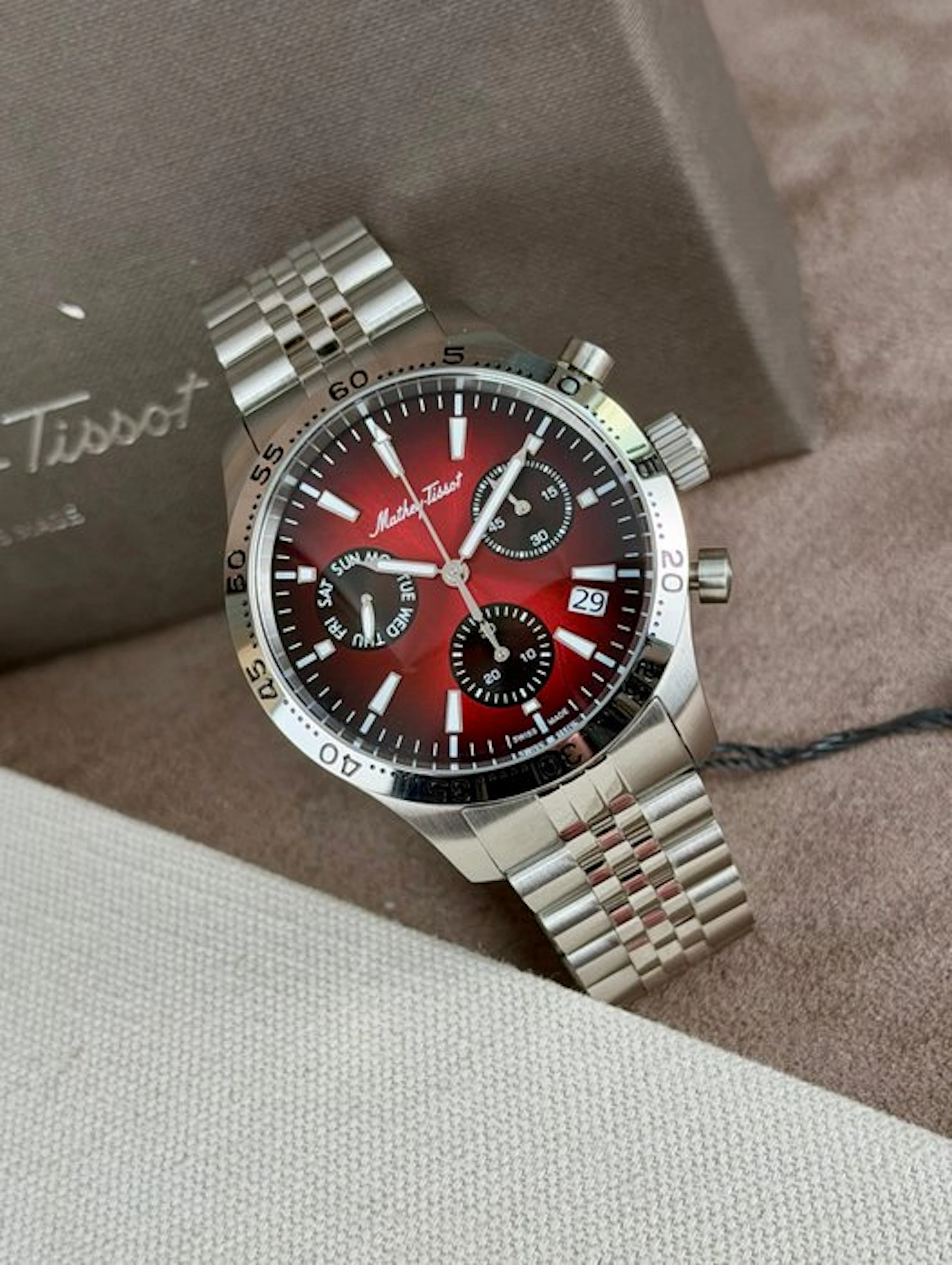 Mathey-Tissot - Type 22 Chronograph Date Red - H1822CHAR - Men - 2020-2025