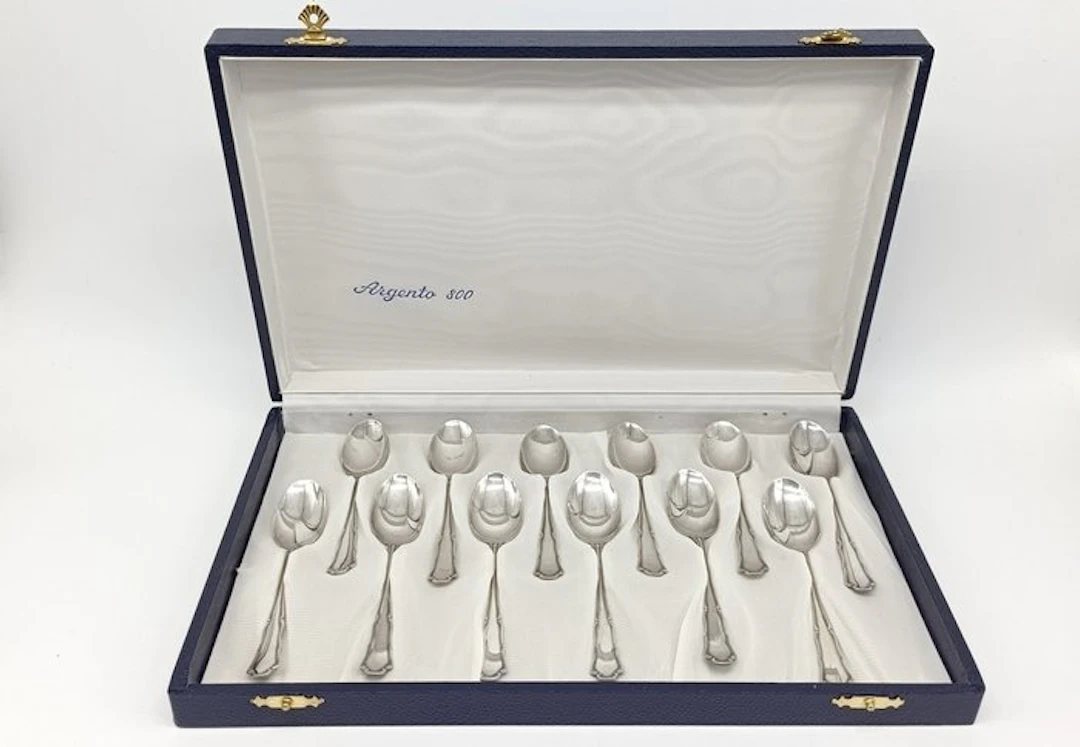 Zaramella, 30 PD - Tea spoon (12) - .800 silver