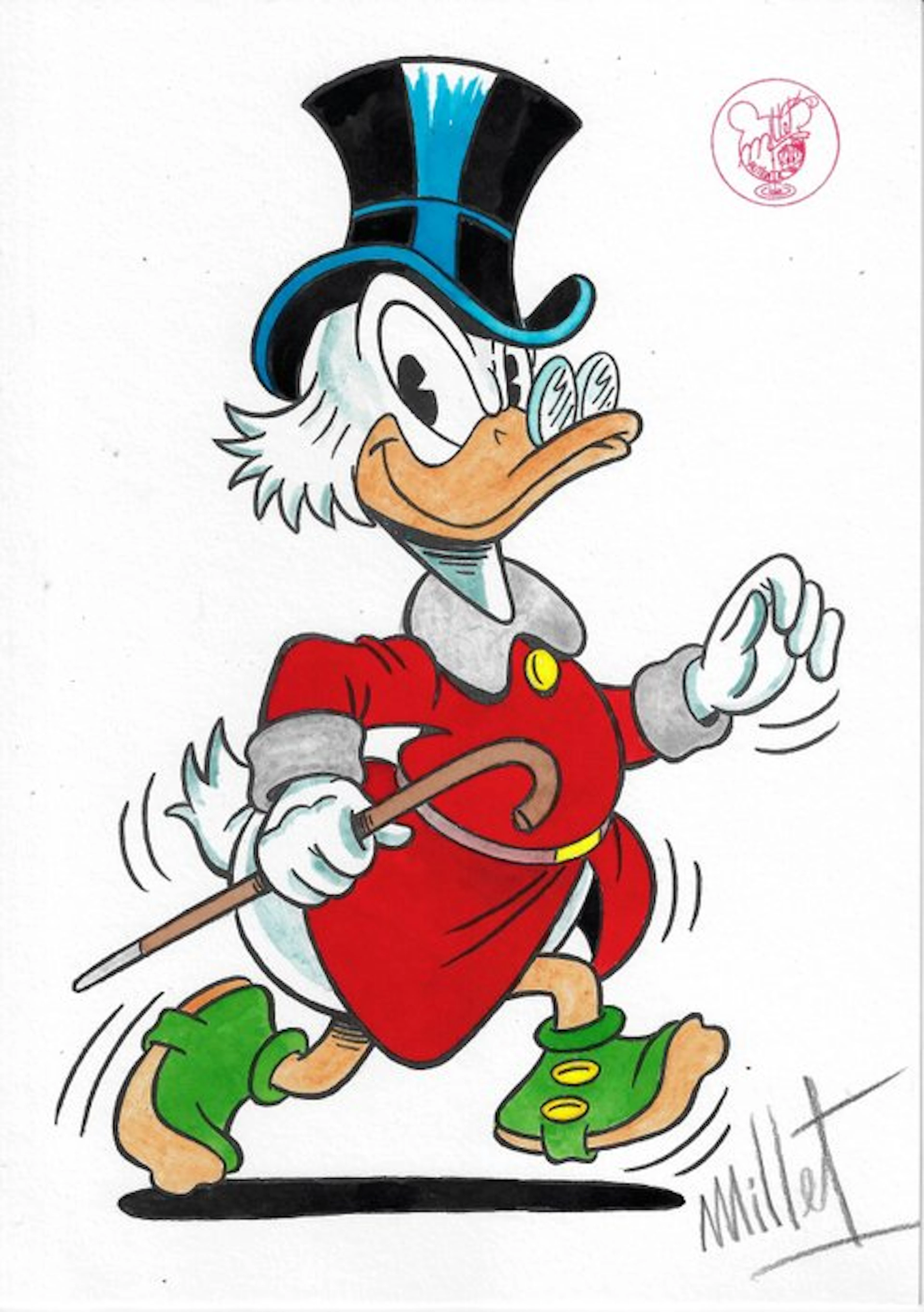 Millet - 1 Original colour drawing - do - 2026