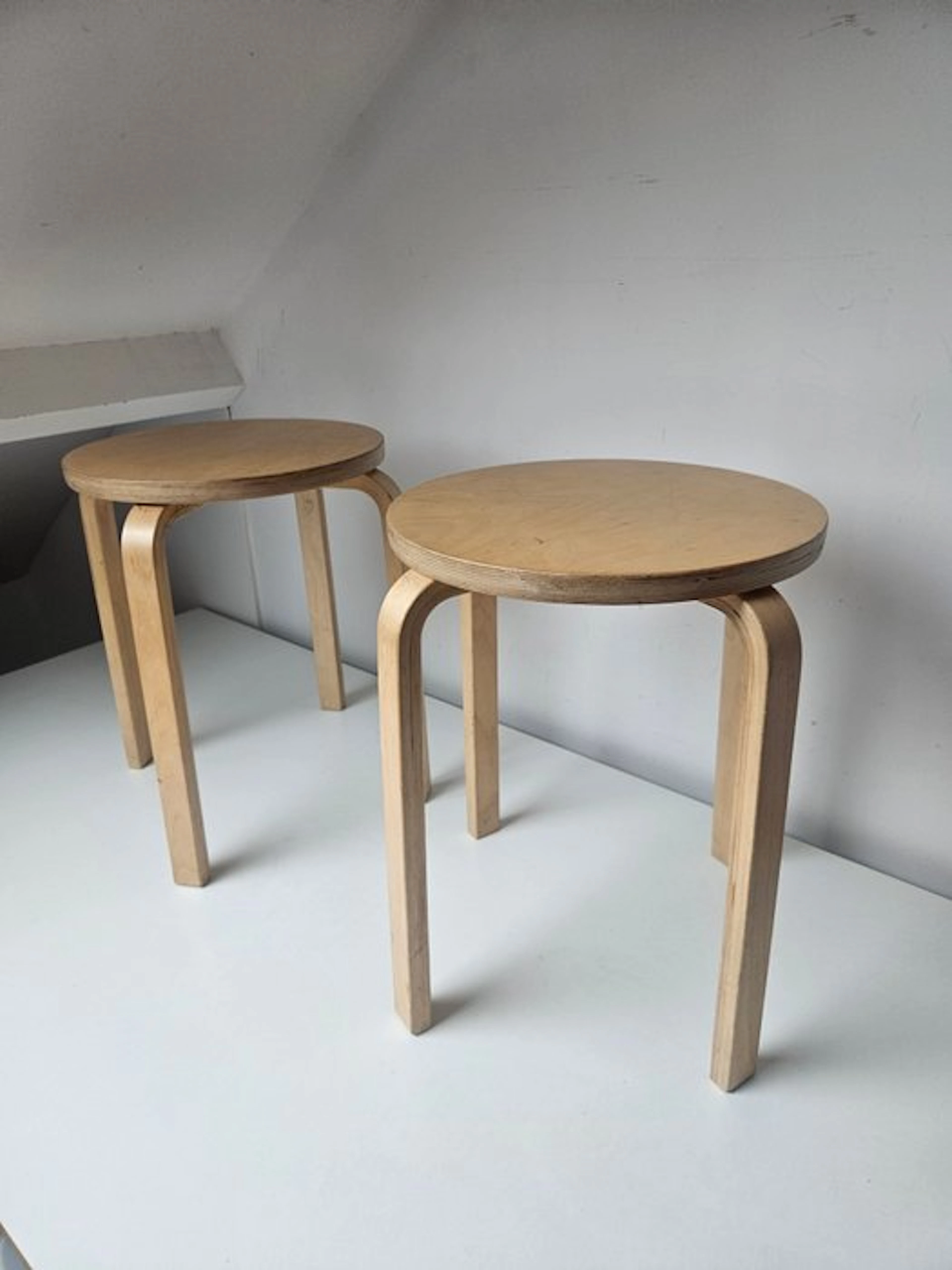 IKEA - Stool (2) - Frosta - Wood