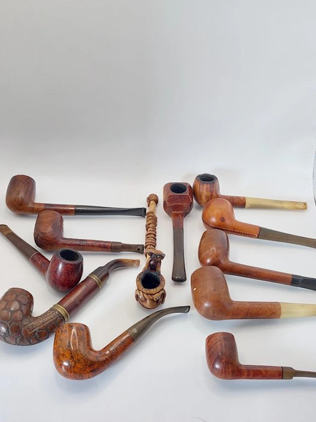 No reserve price - Pipe - Briar, Corn (foam/amber) - (12)