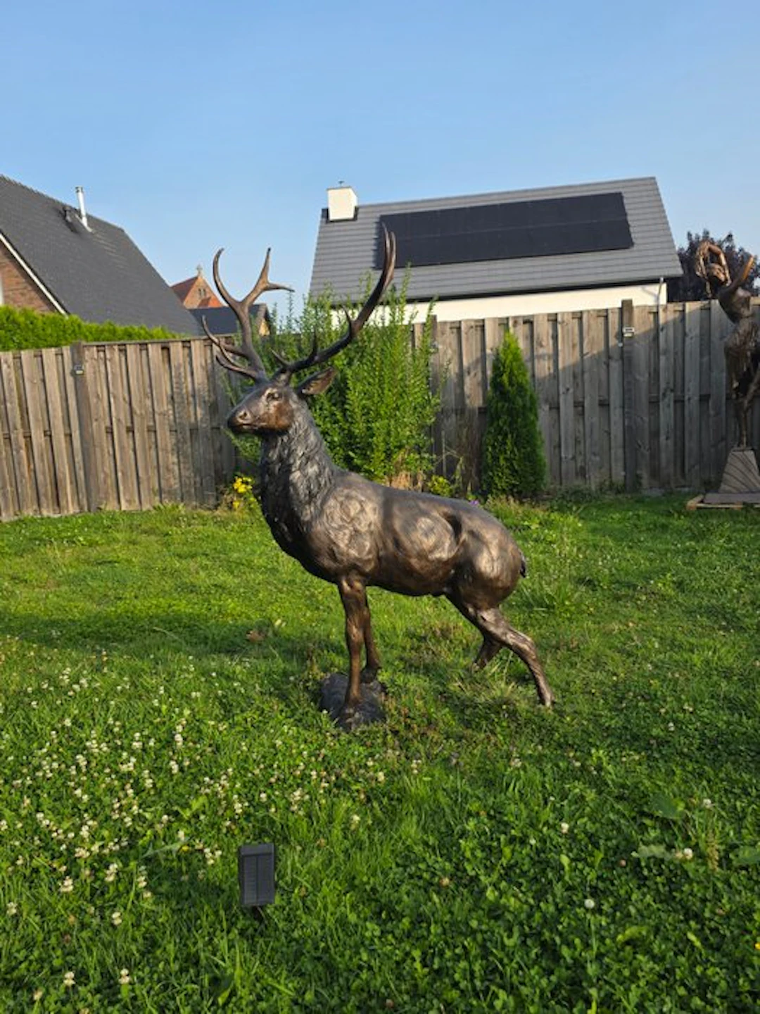 Statue, Bronze: XL Deer - 170 cm - Bronze - 2026
