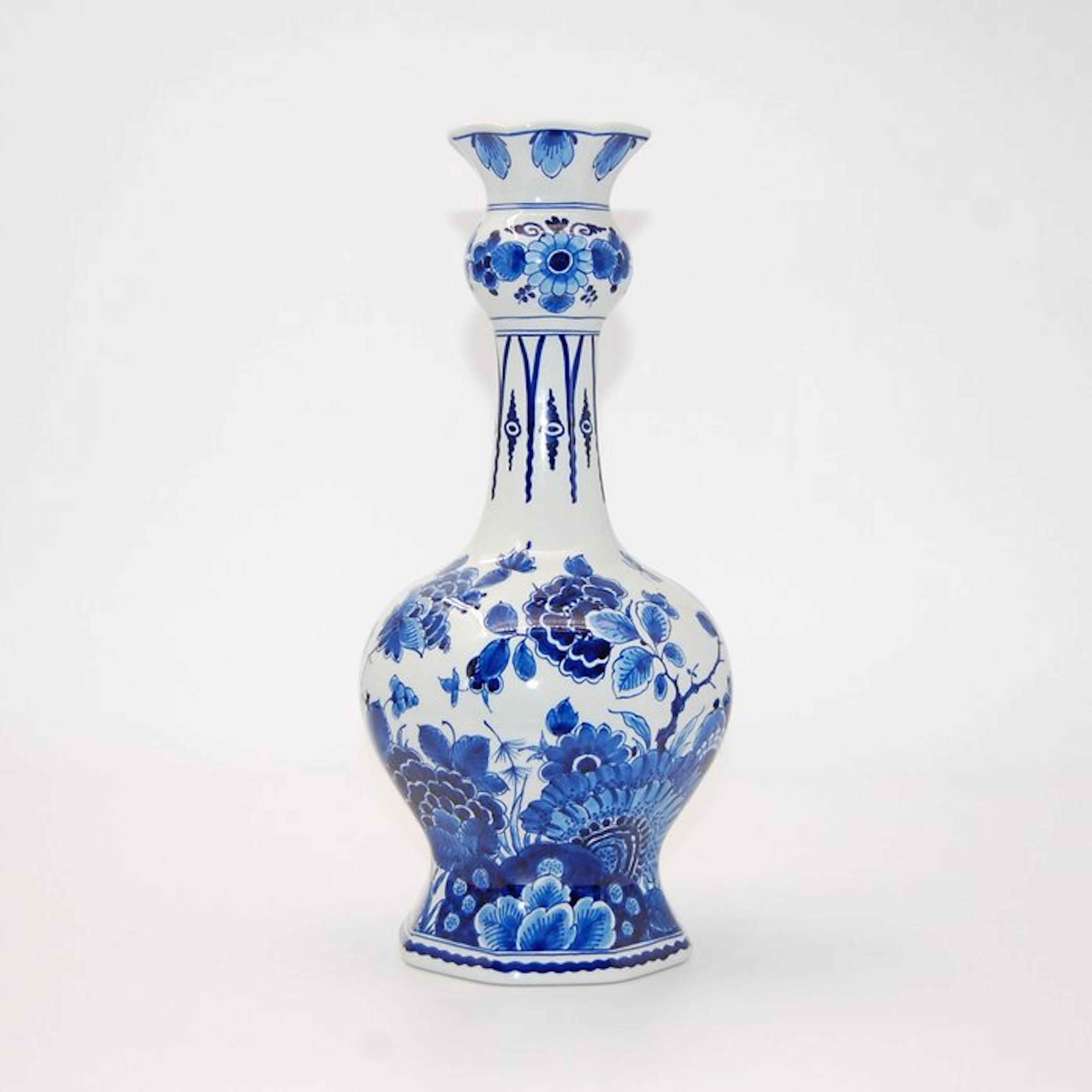 De Porceleyne Fles, Delft - H. 33cm - Vase - Stoneware - "CU" 1975