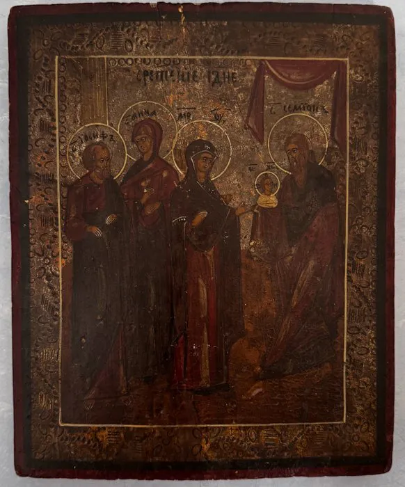 Icon - Wood - Presentation of Jesus