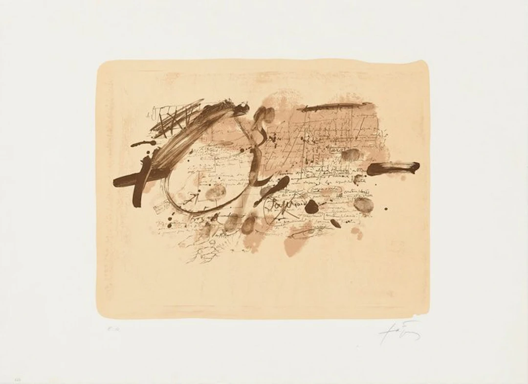 Antoni Tapies (1923-2012) - L’art contra l’estètica