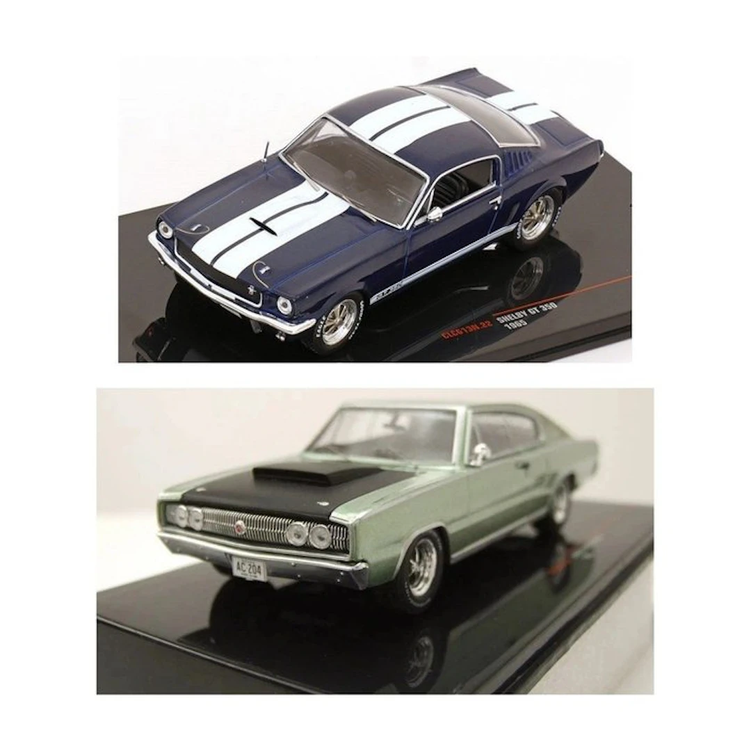 IXO 1:43 - Model car - Shelby GT 350 de 1965 + Dodge Charger
