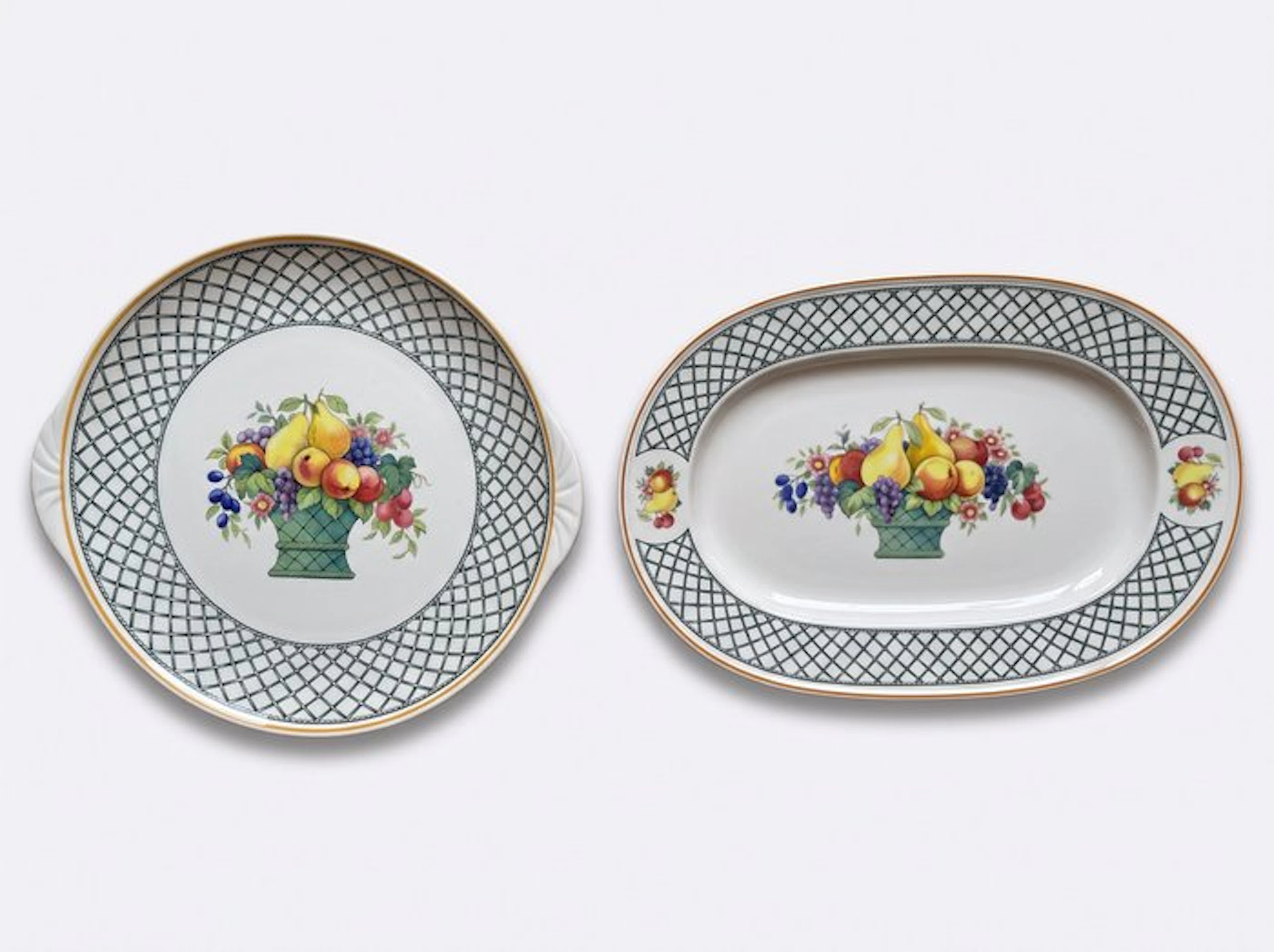 Villeroy & Boch - Platter (2) - Basket - Porcelain