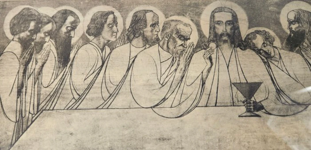 Jan Toorop (1858-1928) - "Het Heilige Avondmaal"