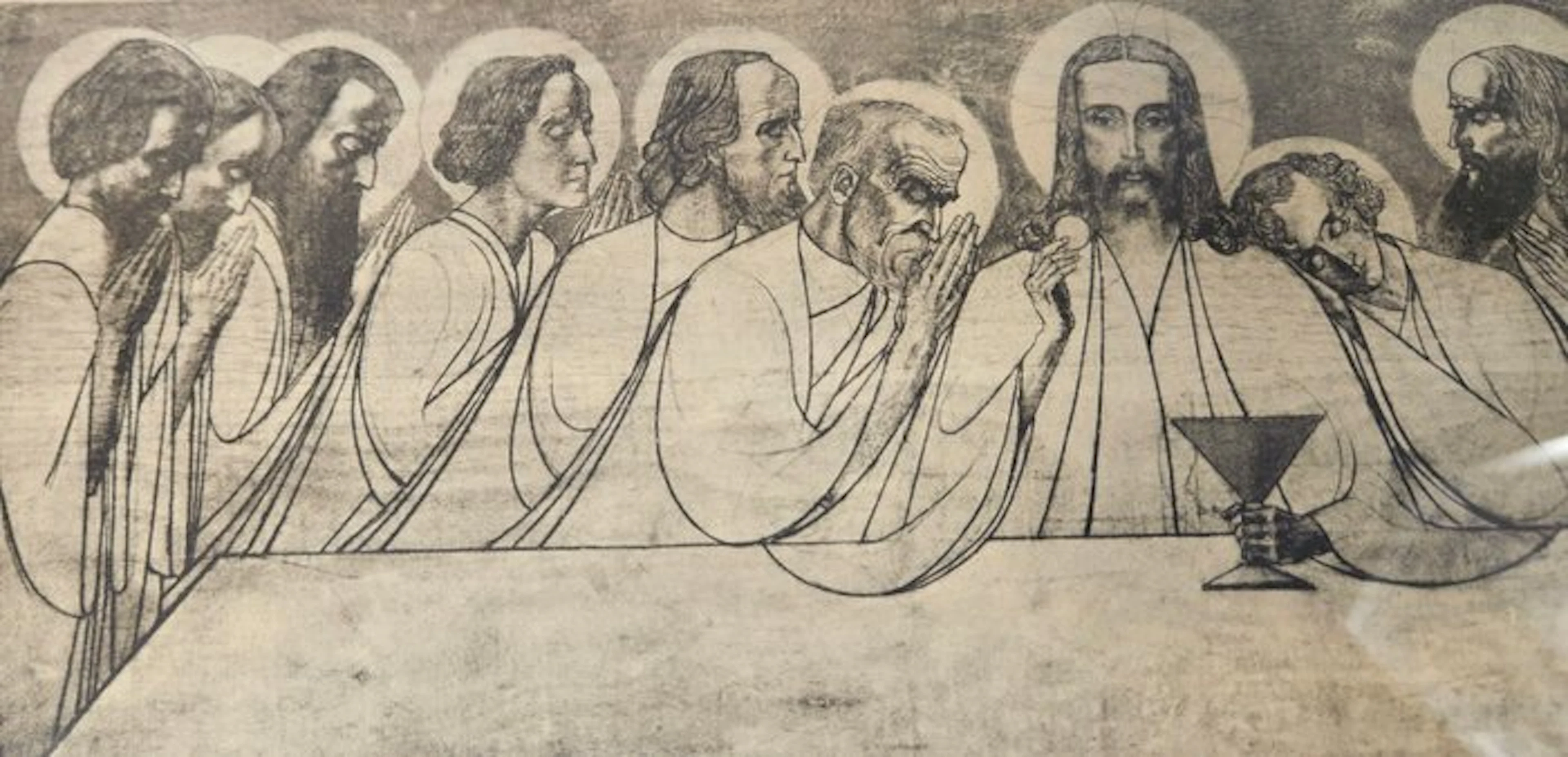 Jan Toorop (1858-1928) - "Het Heilige Avondmaal"