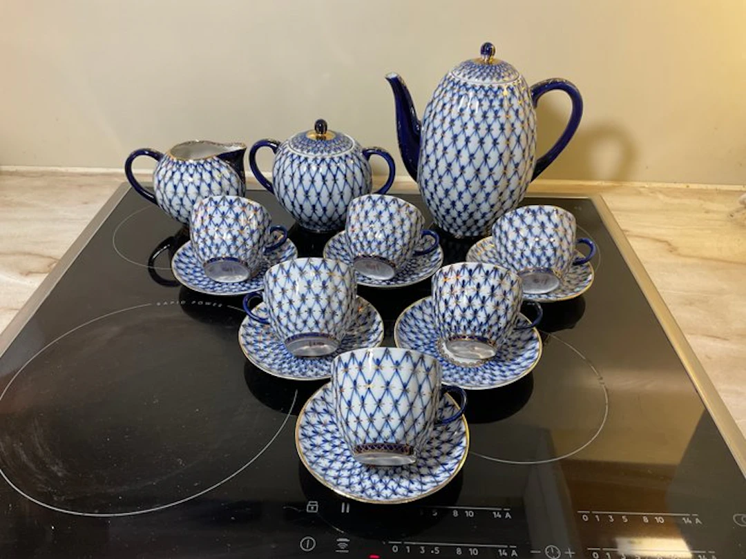 Lomonosov Imperial Porcelain Factory - Coffee set (15) - Porcelain