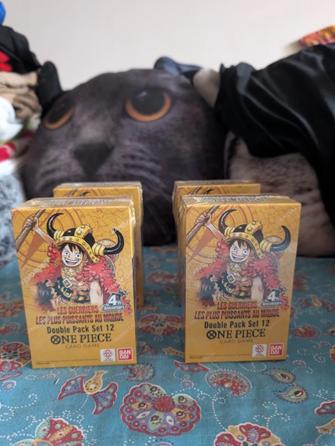 Bandai - 4 Booster pack - One Piece - Double Pack Set 12
