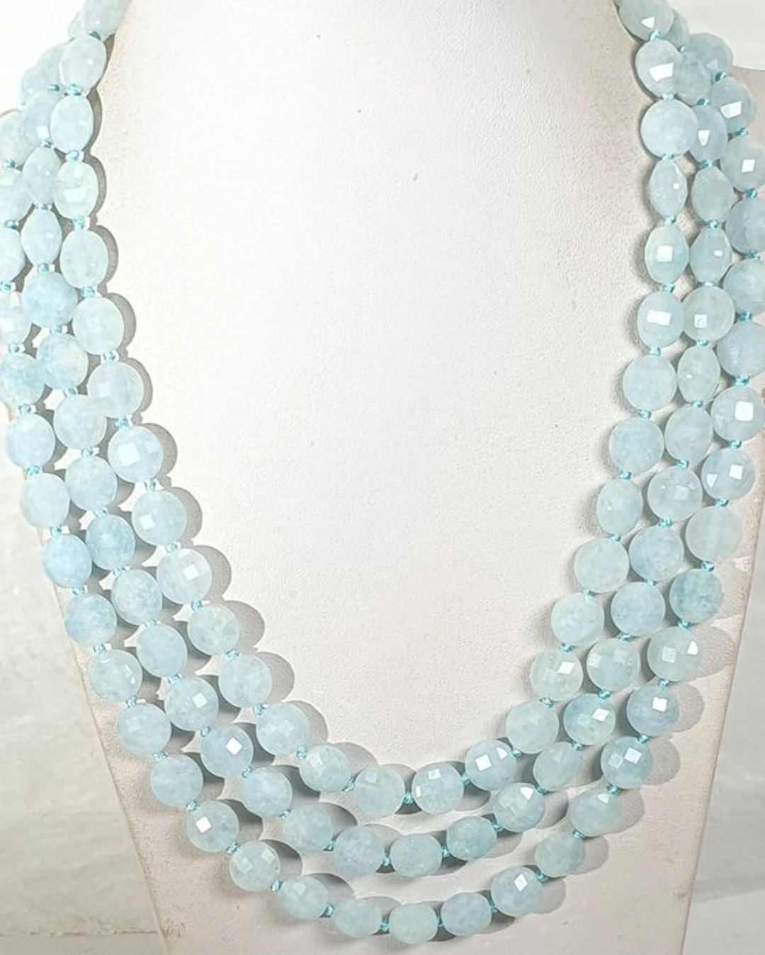 Faceted Aquamarine from Brazil - Symbolism of Purity and...