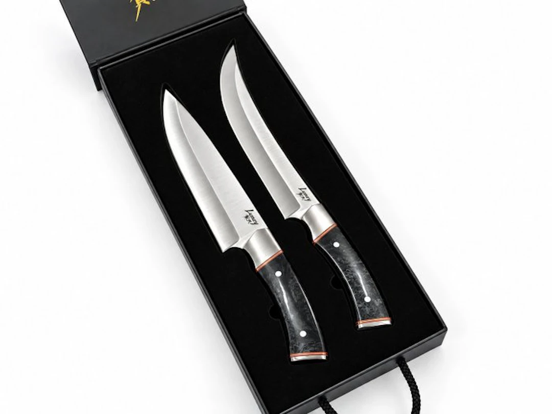 Luxury 贅沢 - Kitchen knife - Handmade Luxury 贅沢 Knives 2...