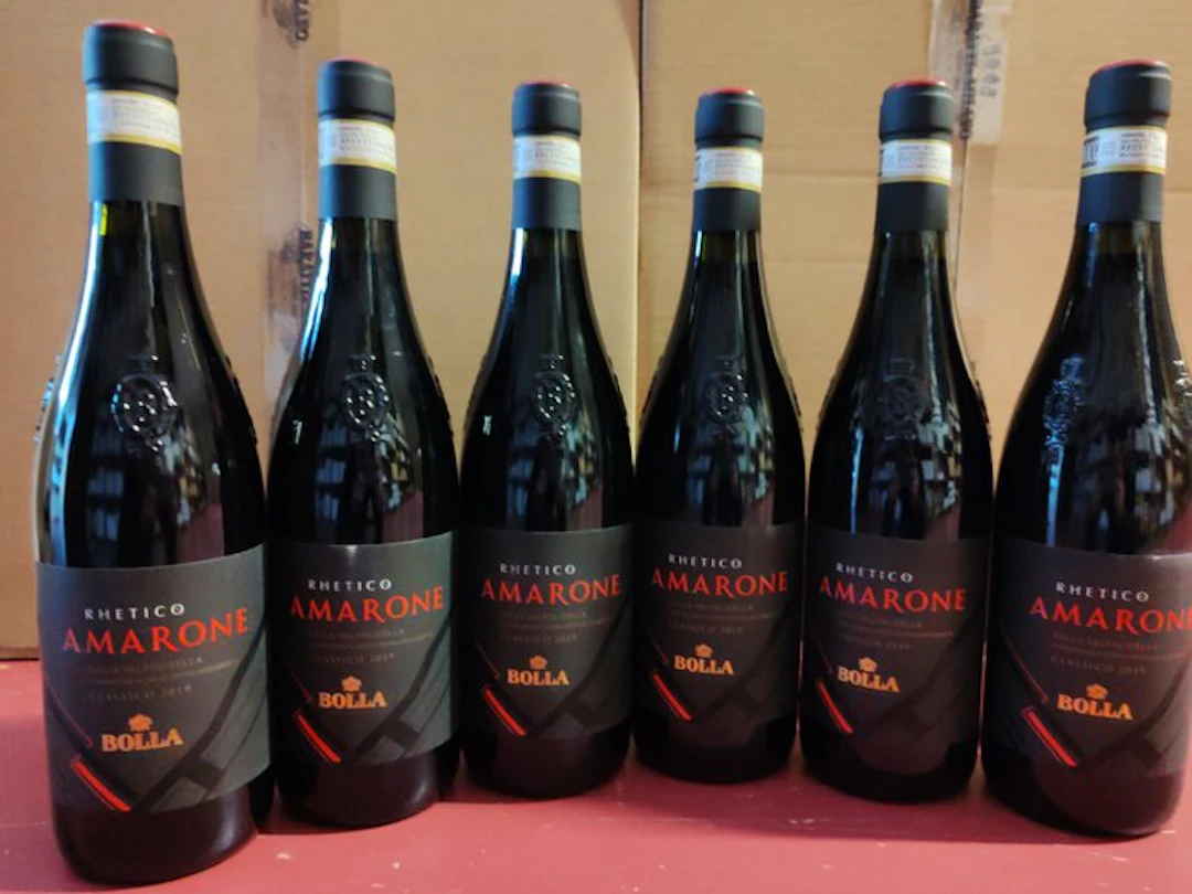 2019 Rhetico Bolla - Amarone della Valpolicella - 6 Bottles (0.75L)