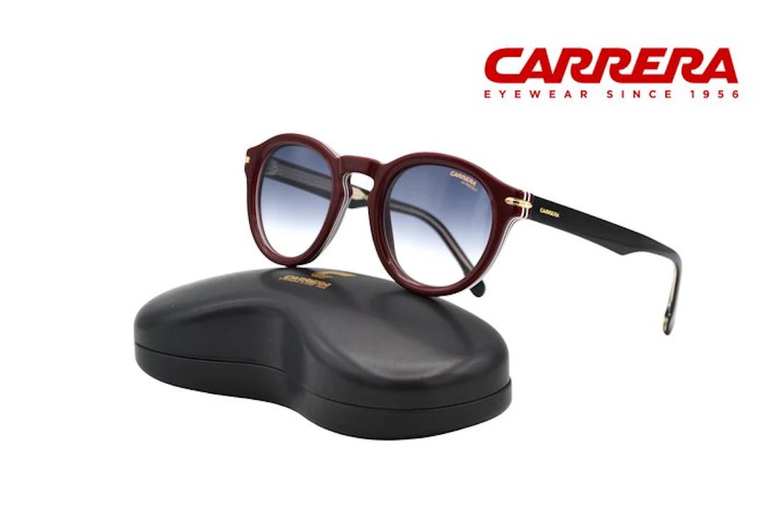 Carrera - 306S KVN08 - Round Acetate Bordeaux Design...