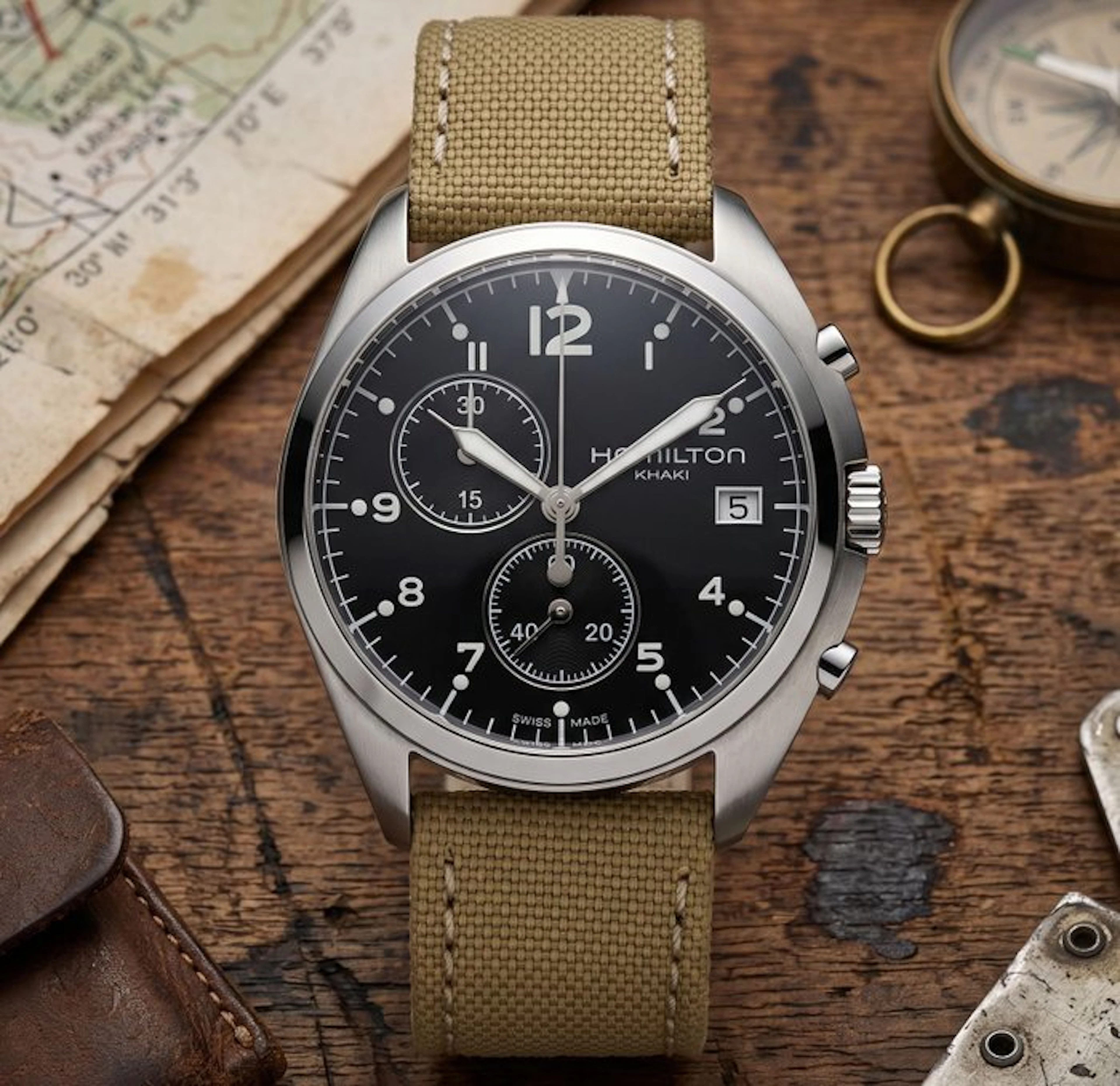 Hamilton - Khaki - No reserve price - H765120 - Men - 2000-2010
