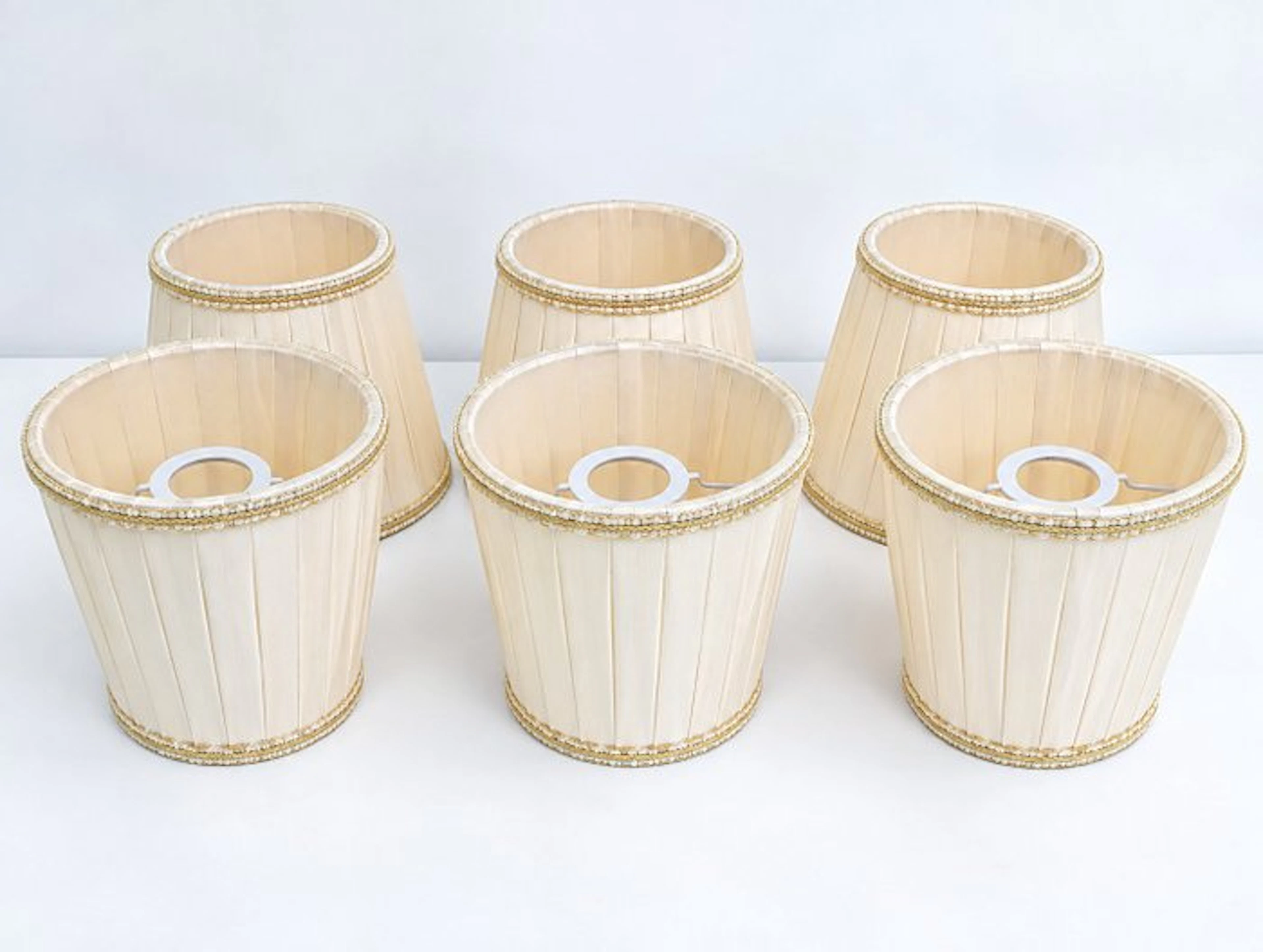 Chandelier (6) - Textile - Set of 6 lampshades