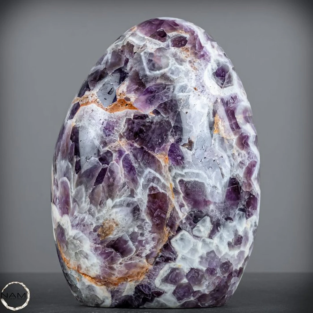 Fascinating Chevron Amethyst – Violet Elegance of Nature Freeform- 1648.91 g