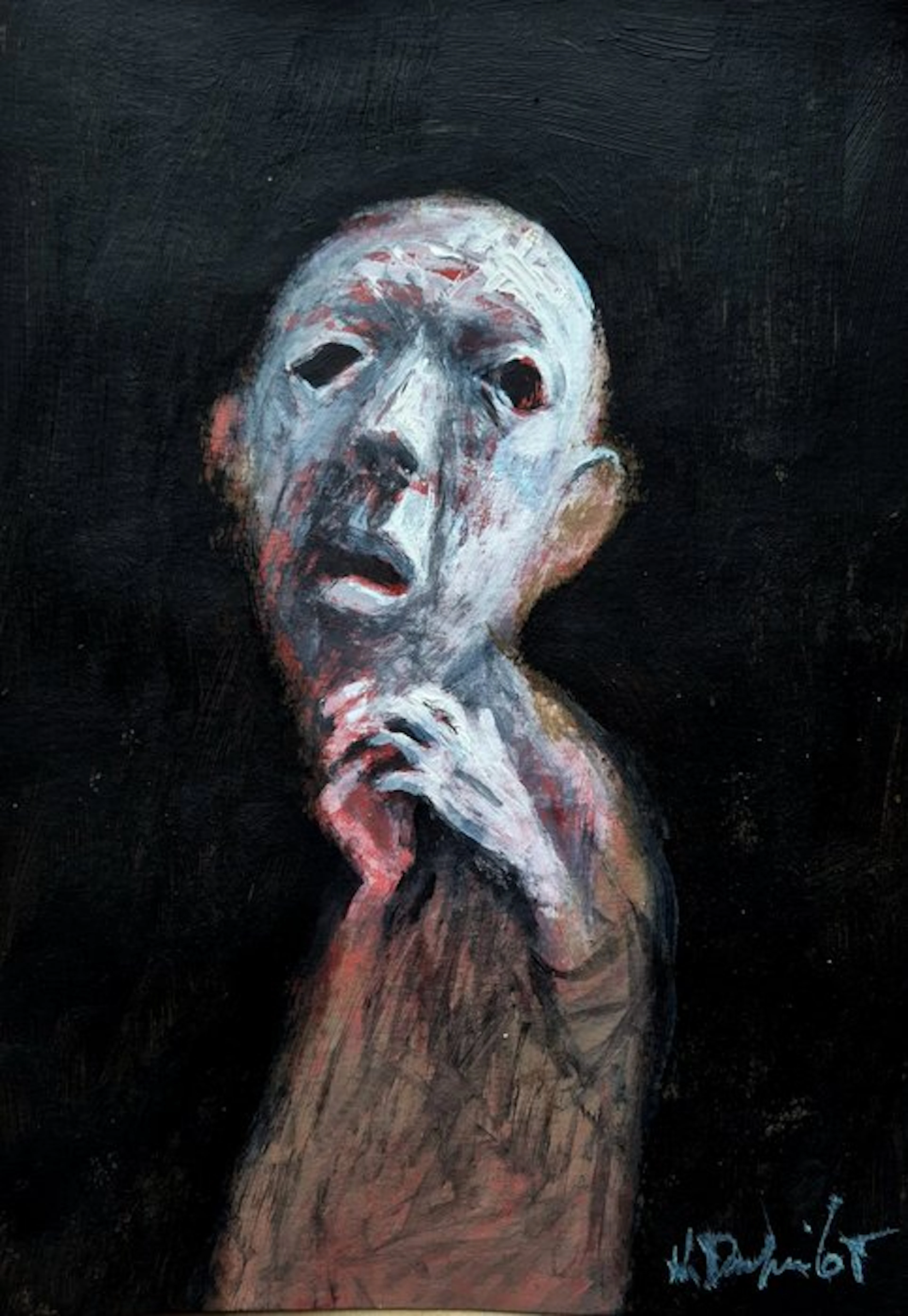 Hubert Duprilot - 2026 acrylique sur papier (21x29,7cm)