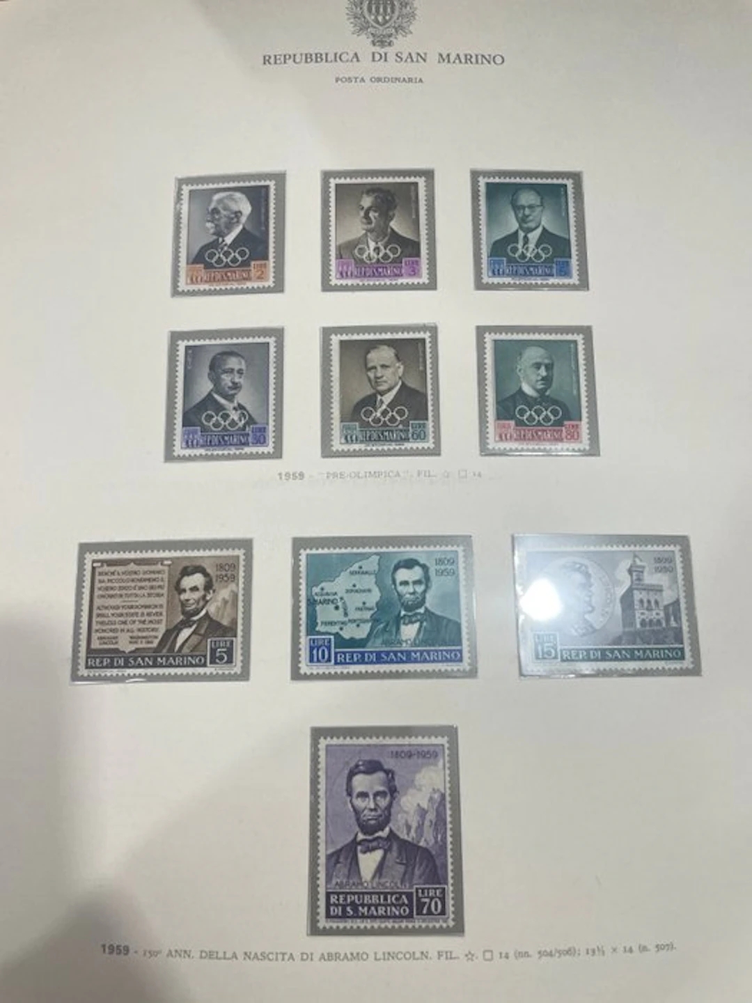 San Marino 1959/1997 - Complete collection from 1959 to 1997