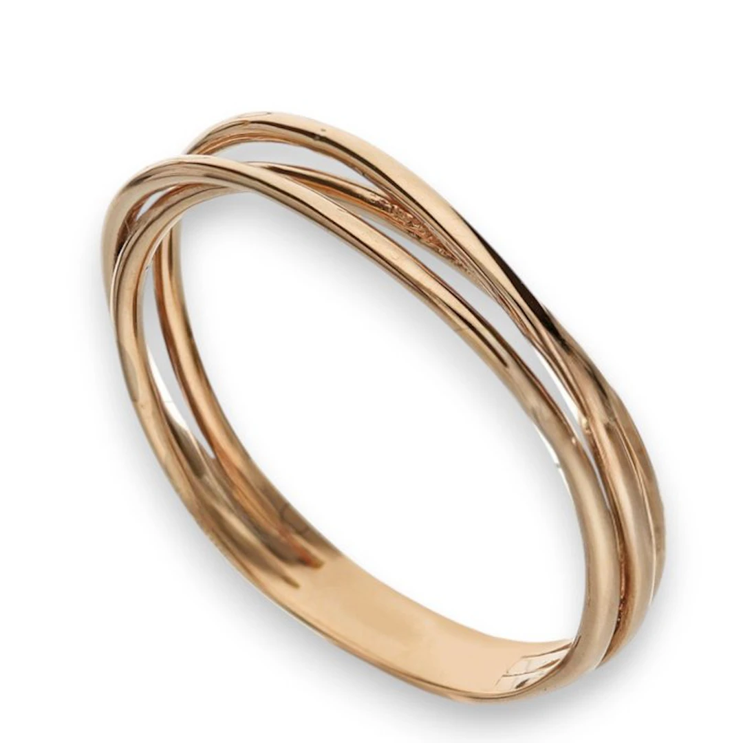 Ring - 18 kt. Rose gold - Ring 18k 2.2 g