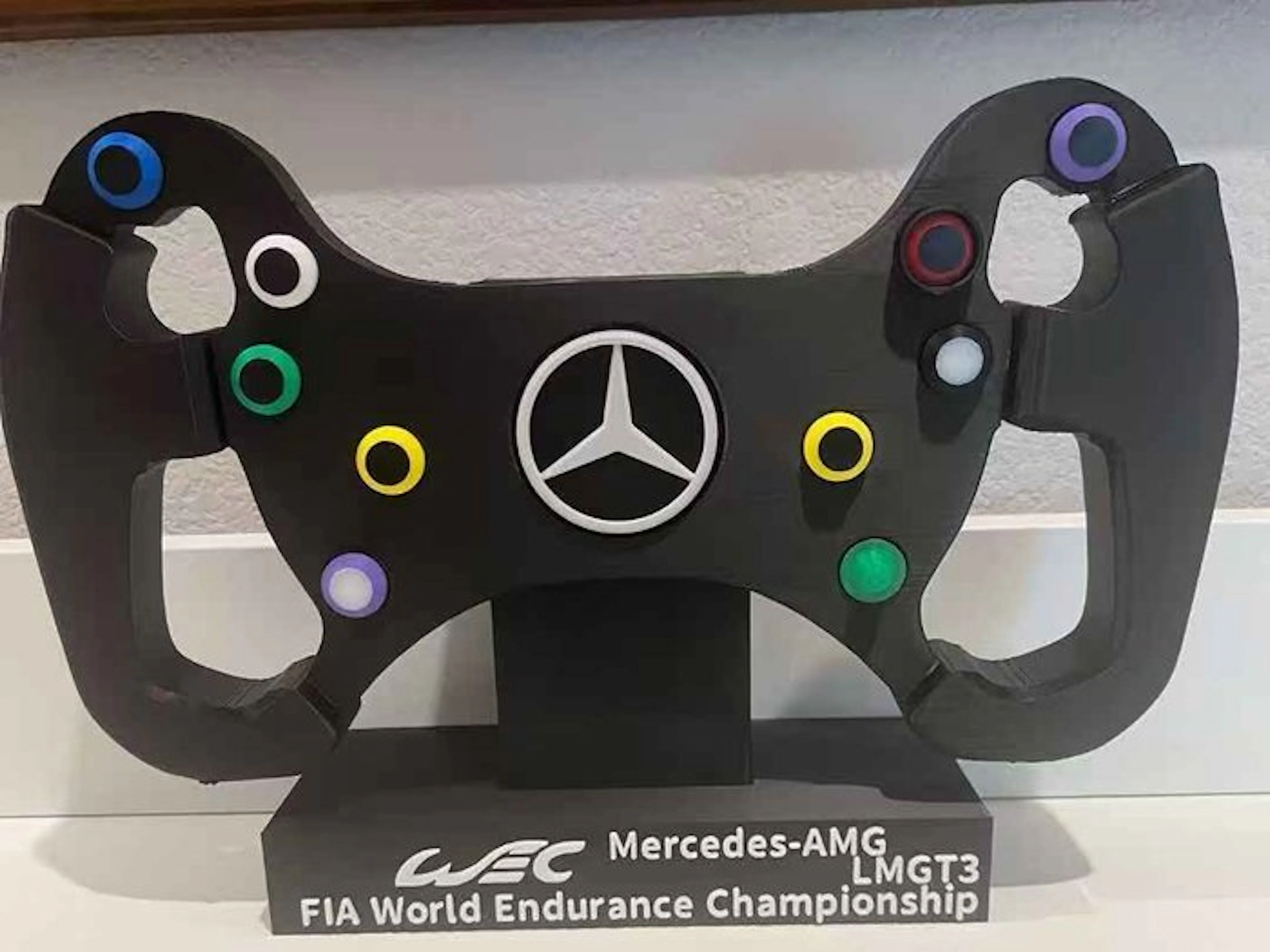 1:1 - Model sports car - Mercedes-AMG steering wheel display trophy
