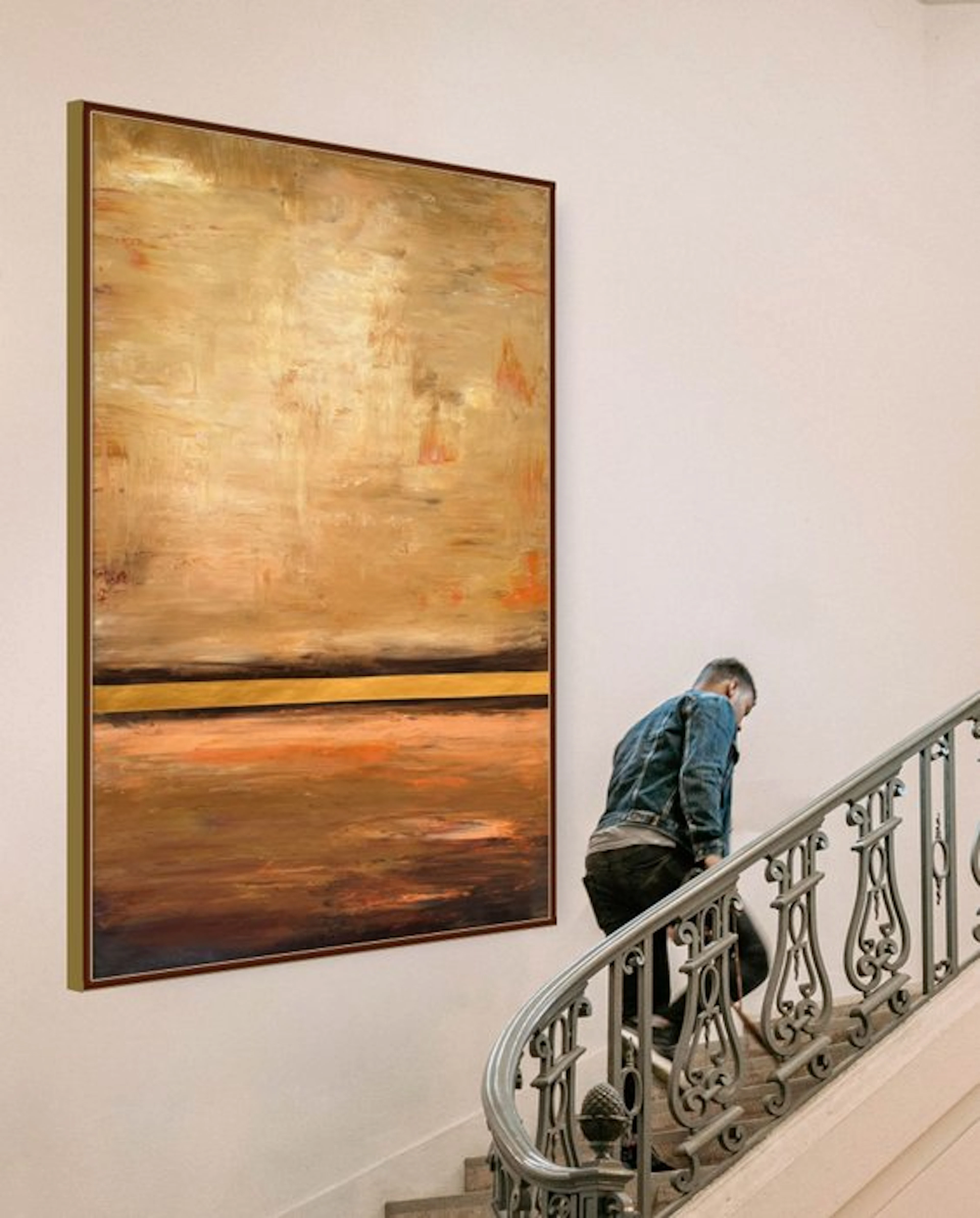 Irina Morisch - Golden place Nr.10 -xxl artwork-
